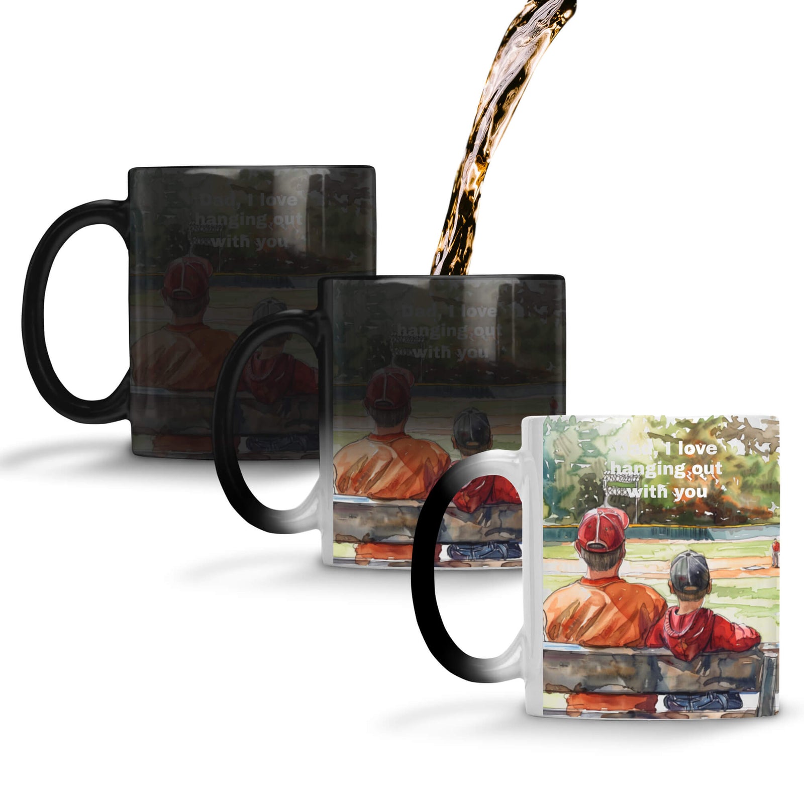 I Love Hanging Out with You Dad Coffee Mug Magic