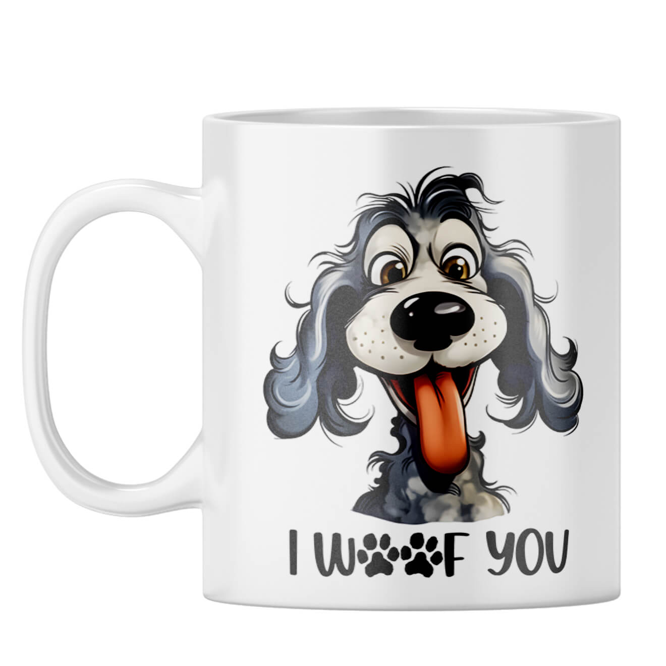 I Woof You Coffee Mug White