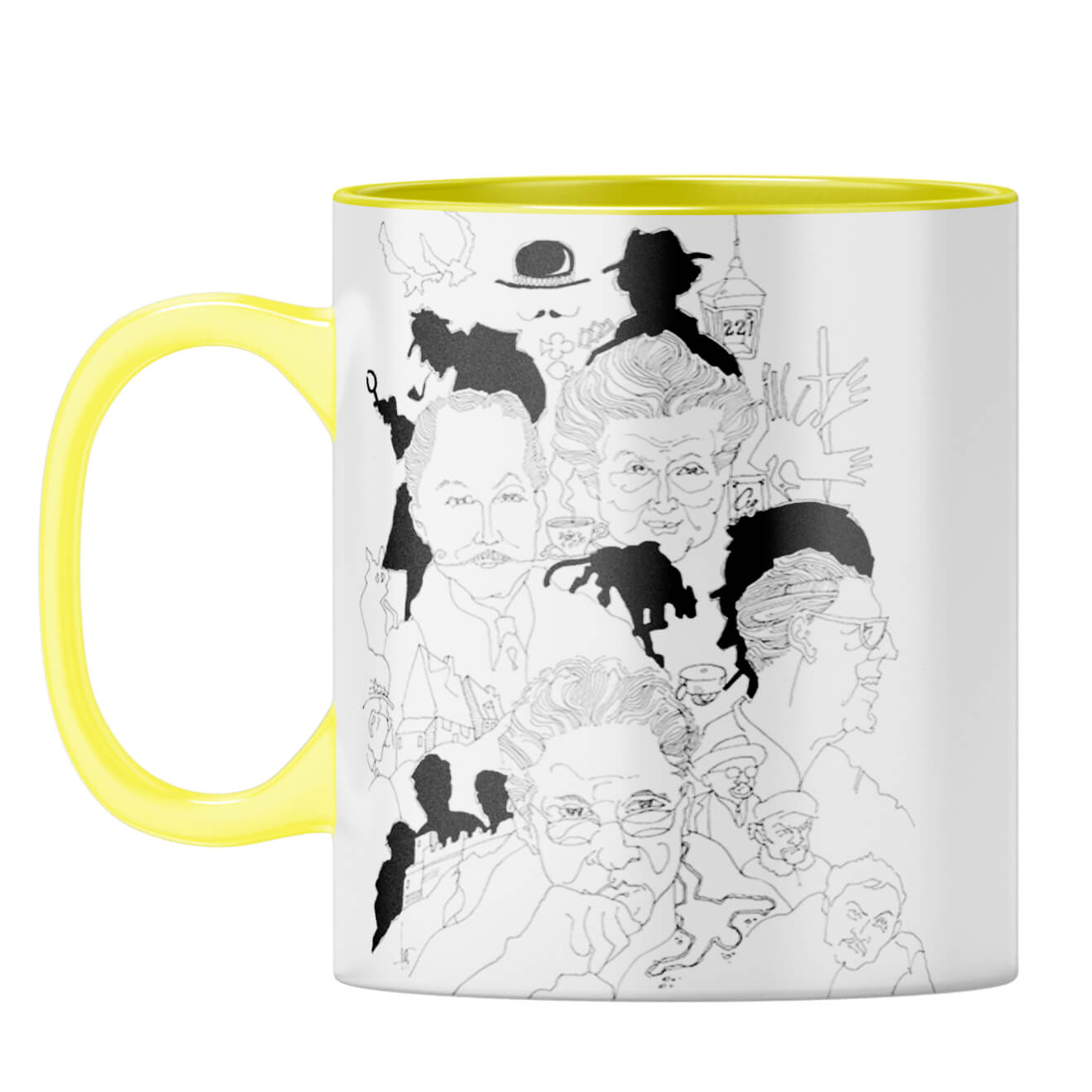 Indro's Art Great Detectives Coffee Mug