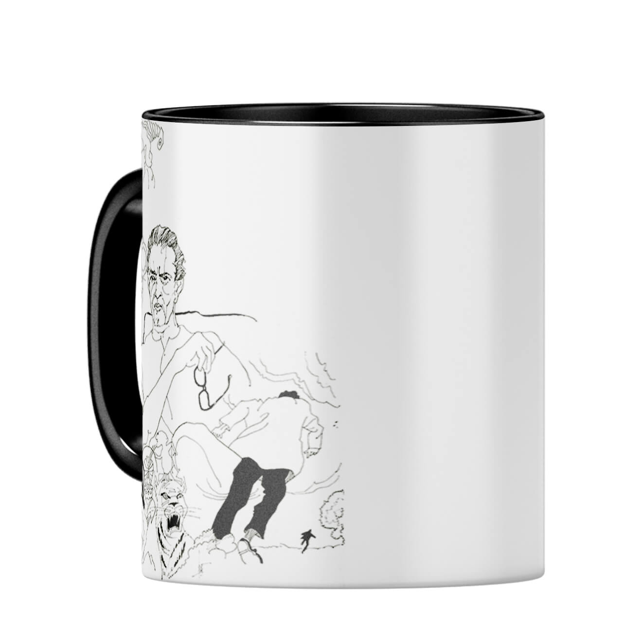 Indro's Art Satyajit Ray Coffee MugC-Black