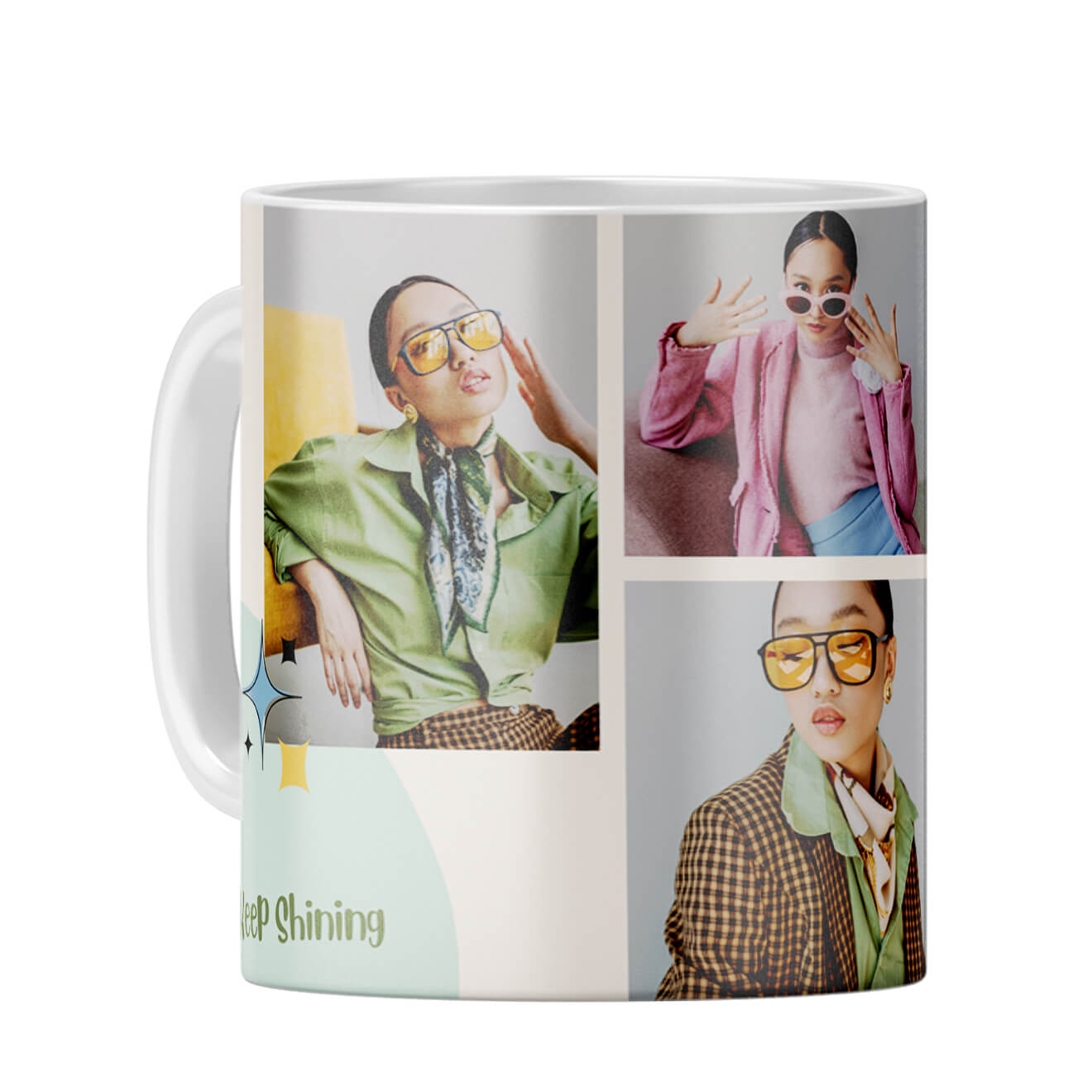Keep Shining Coffee Mug White