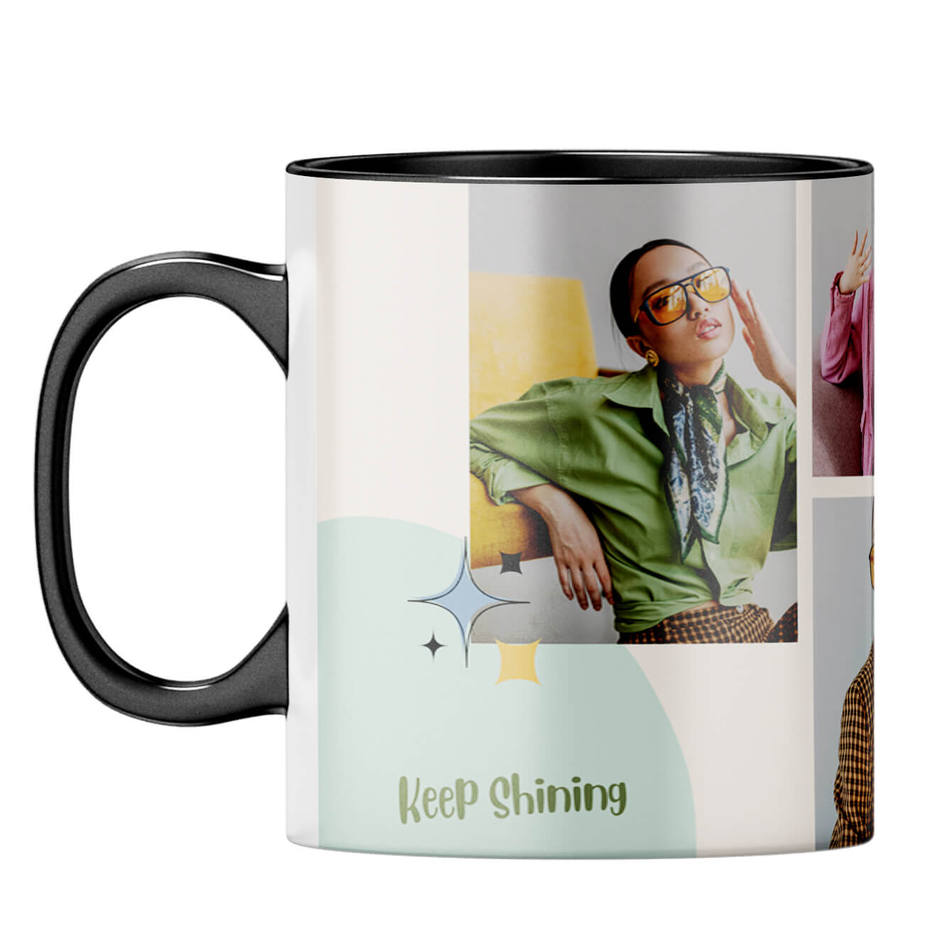 Keep Shining Coffee MugF-Black