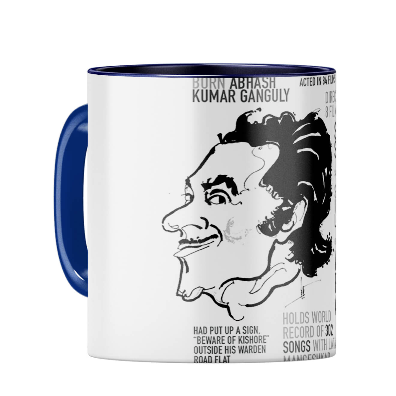 Kishore Kumar Coffee Mug Dark Blue
