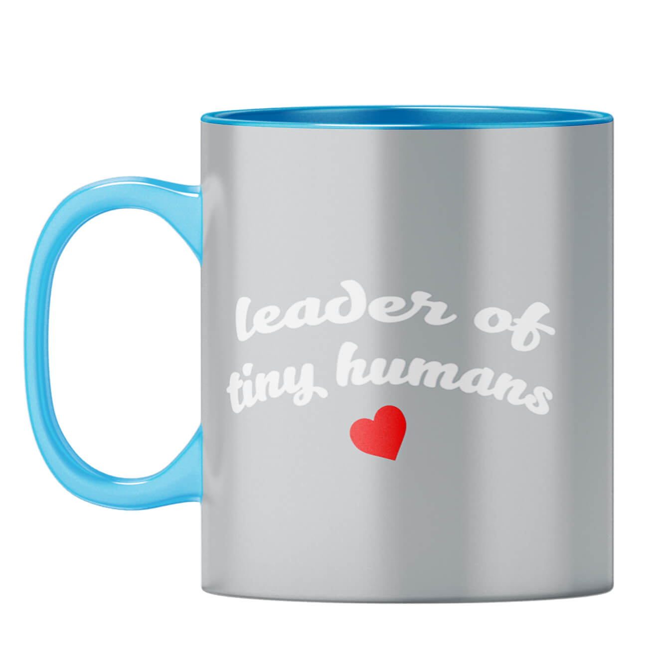 Leader of Tiny Human Coffee Mug Light Blue