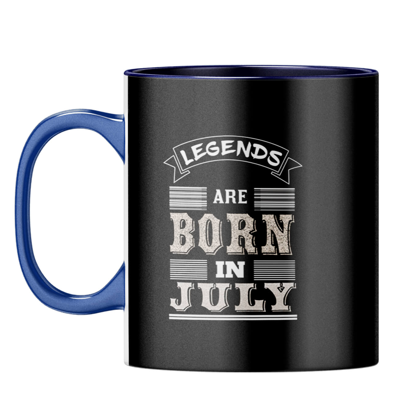 Legends Born in July Coffee Mug Dark Blue