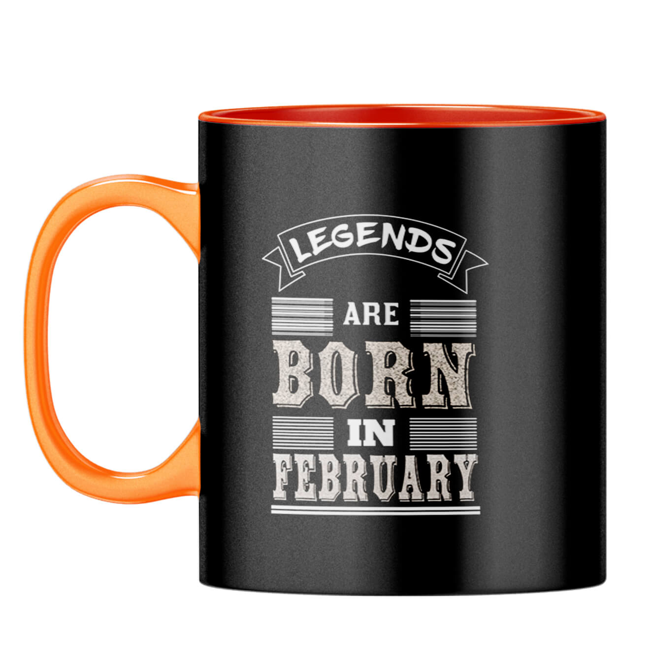 Legends Born in March Coffee Mug Orange