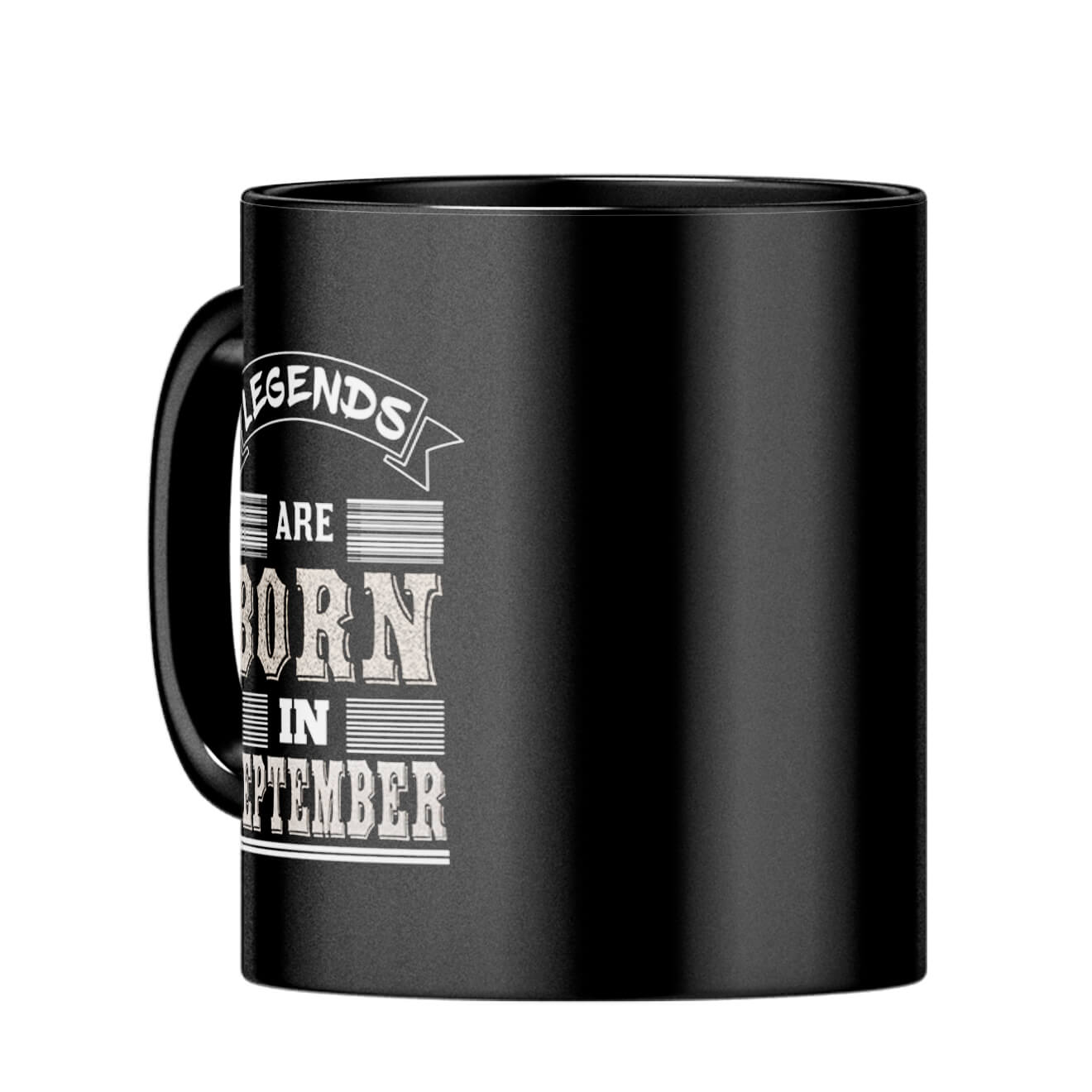 Legends Born in September Coffee MugC-Black