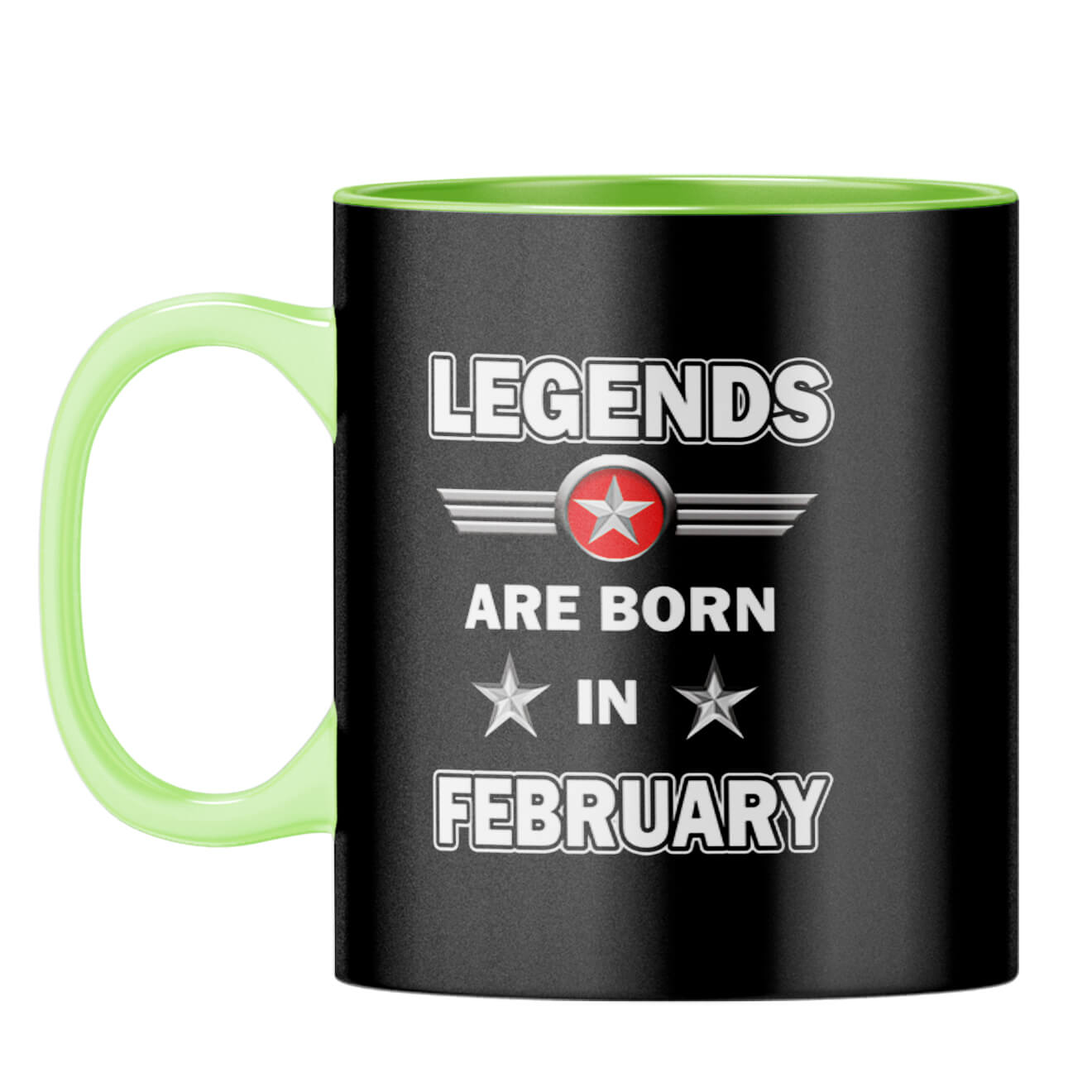 Legends February Coffee Mug Light Green