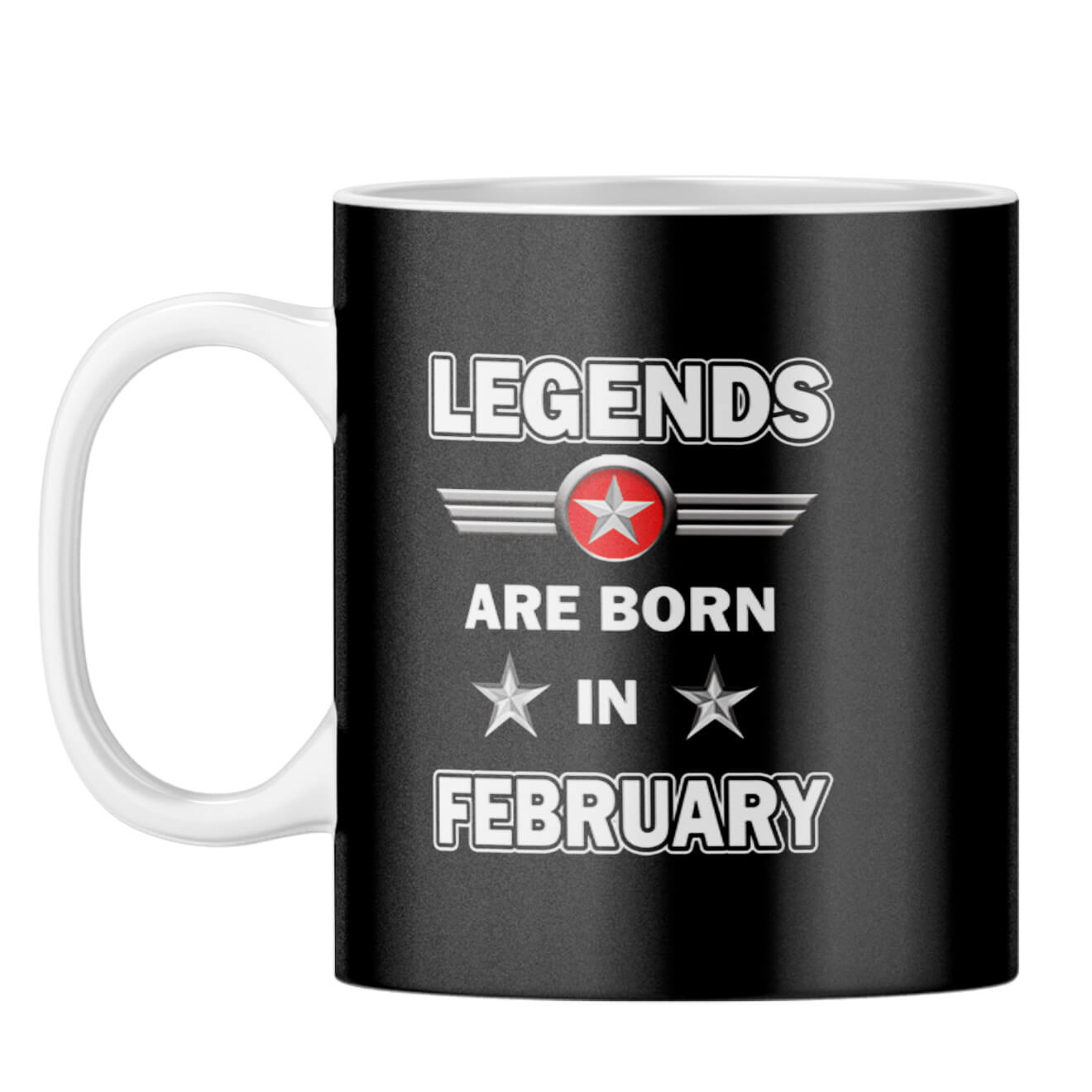 Legends February Coffee Mug White