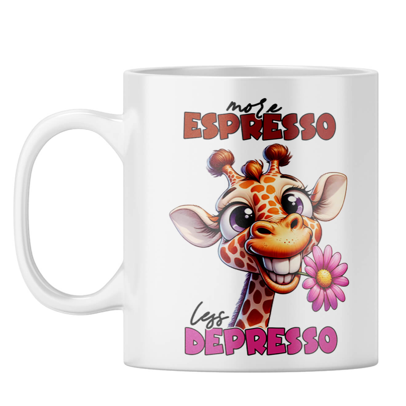 Less Depresson Coffee Mug White