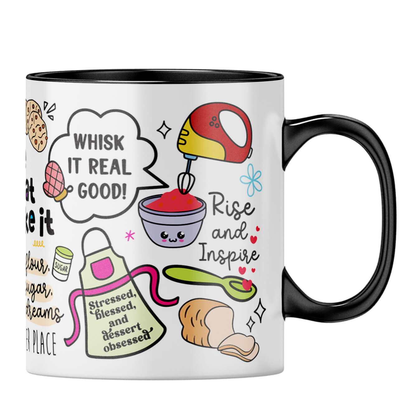 Life is What You Bake It Coffee MugB-Black