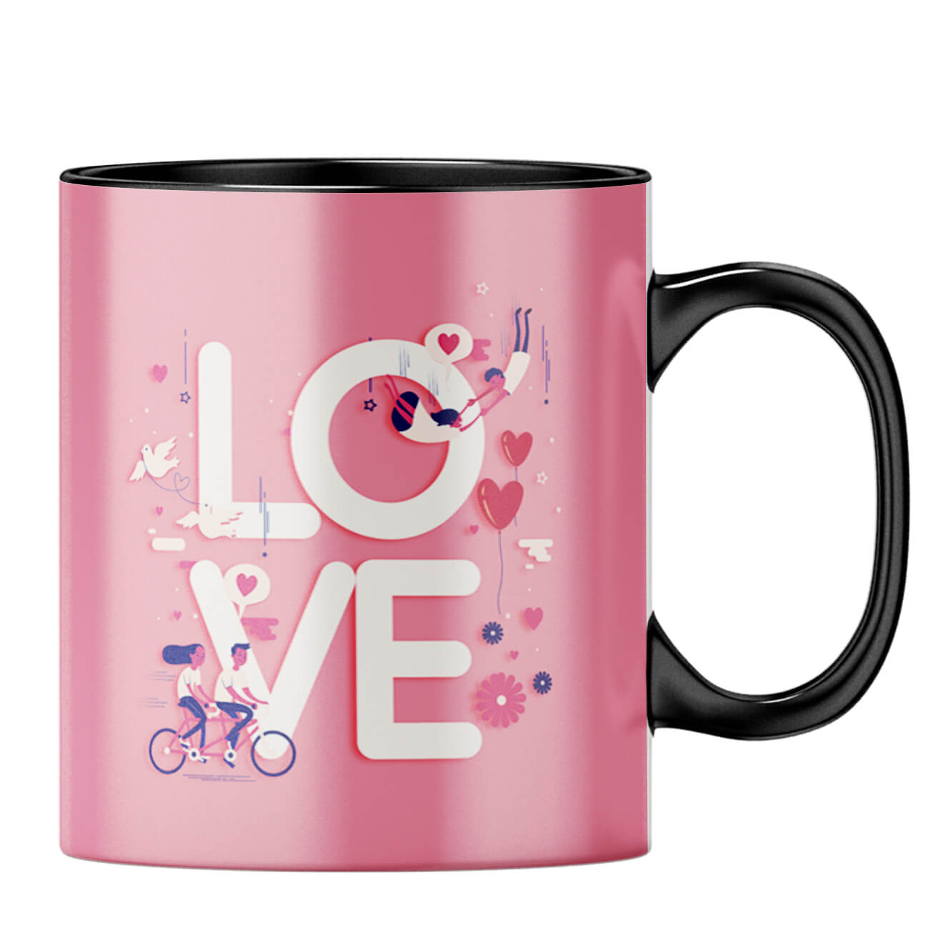 Love For Your Valentine Coffee MugB-Black