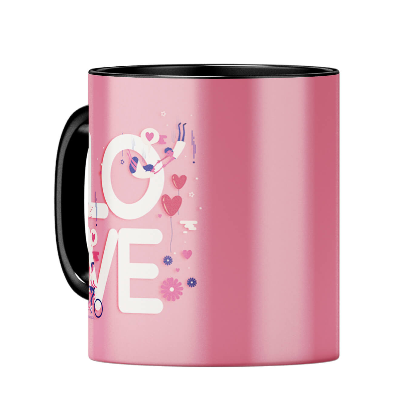 Love For Your Valentine Coffee MugC-Black