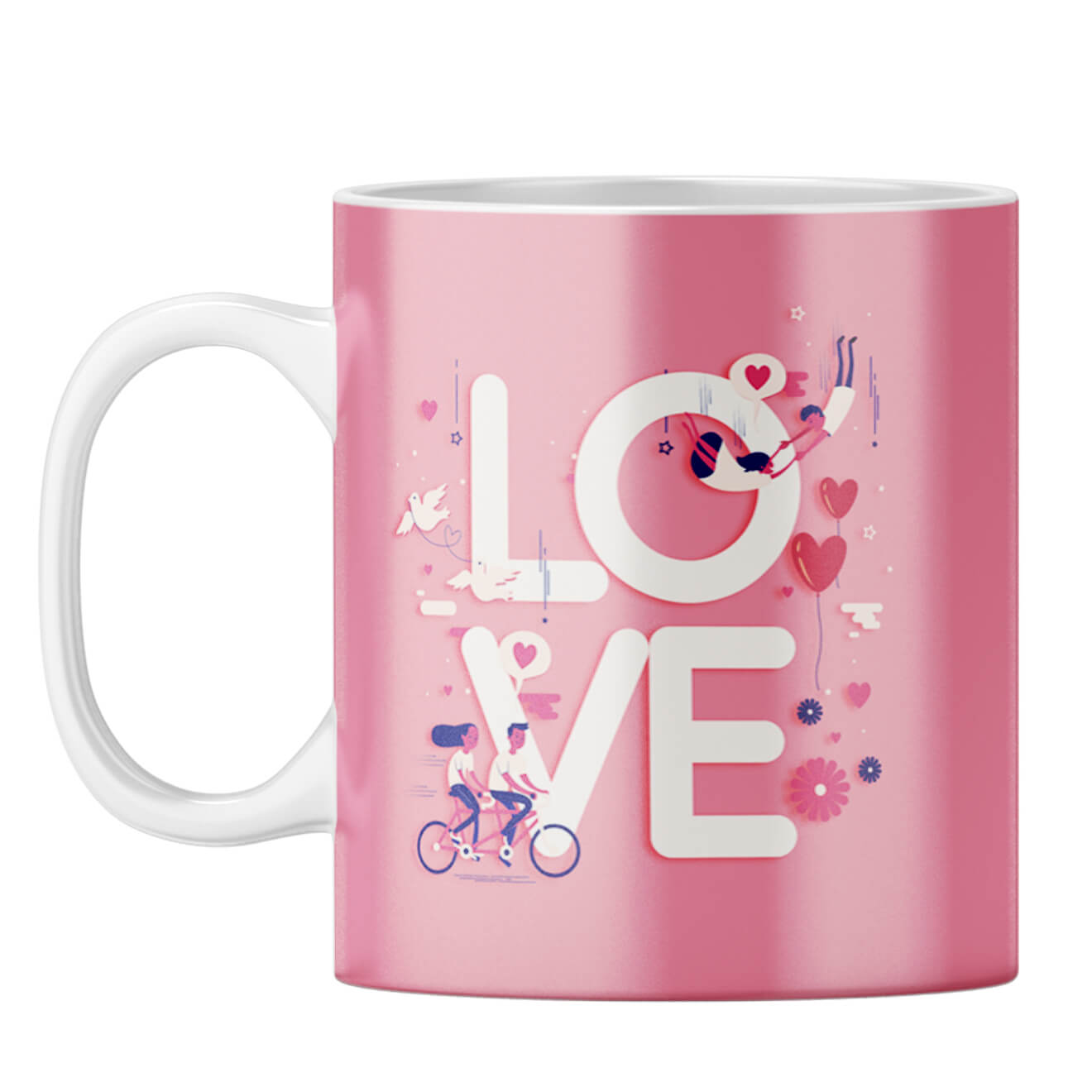 Love For Your Valentine Coffee Mug White