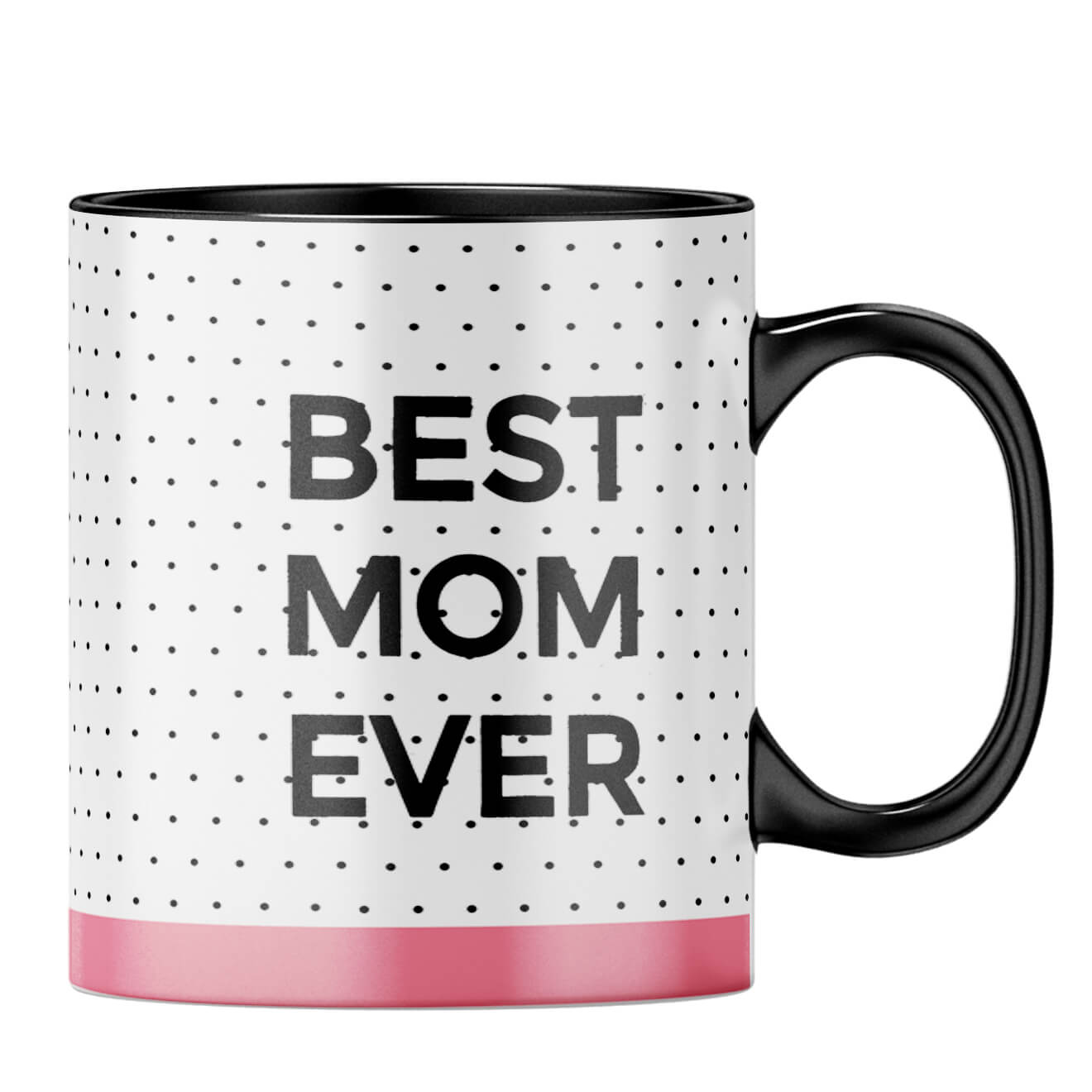Love Mom Coffee MugB-Black