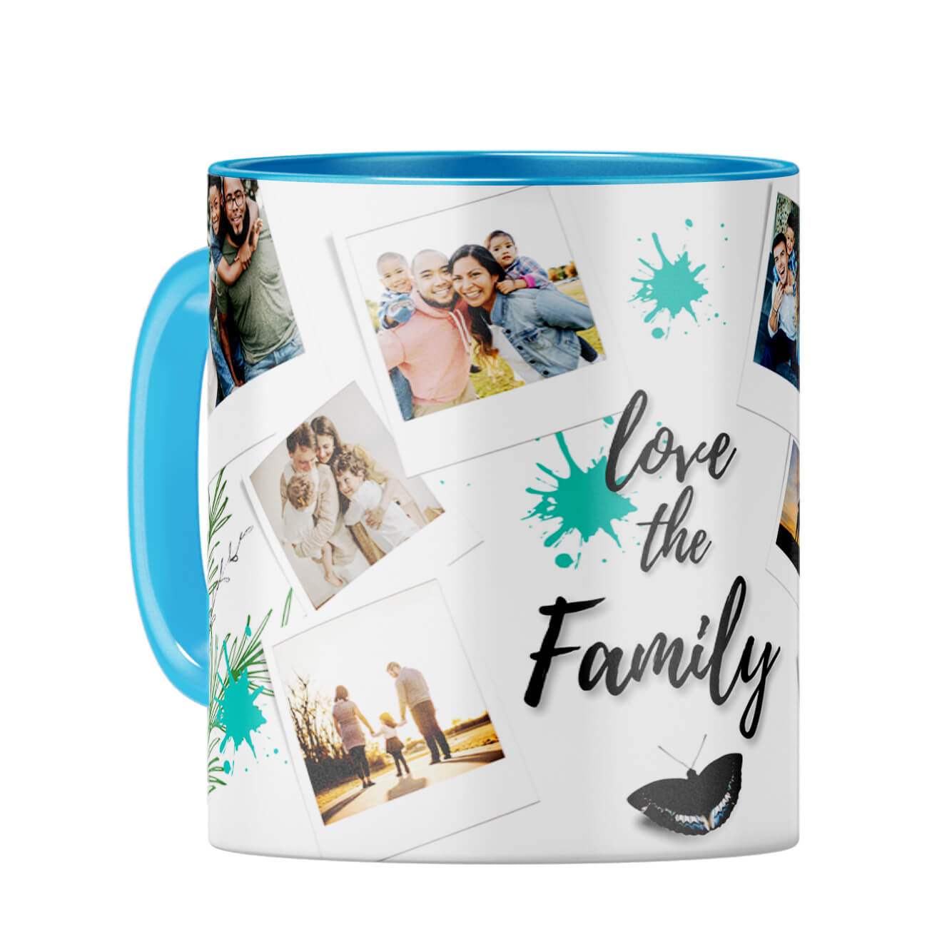 Love The Family Coffee Mug Light Blue
