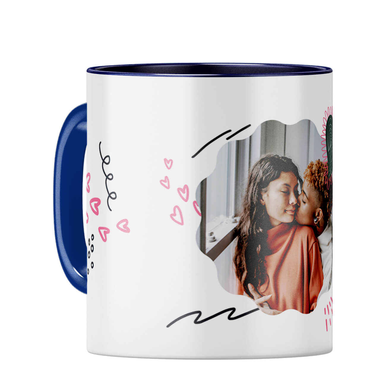 Loved One Coffee Mug Dark Blue