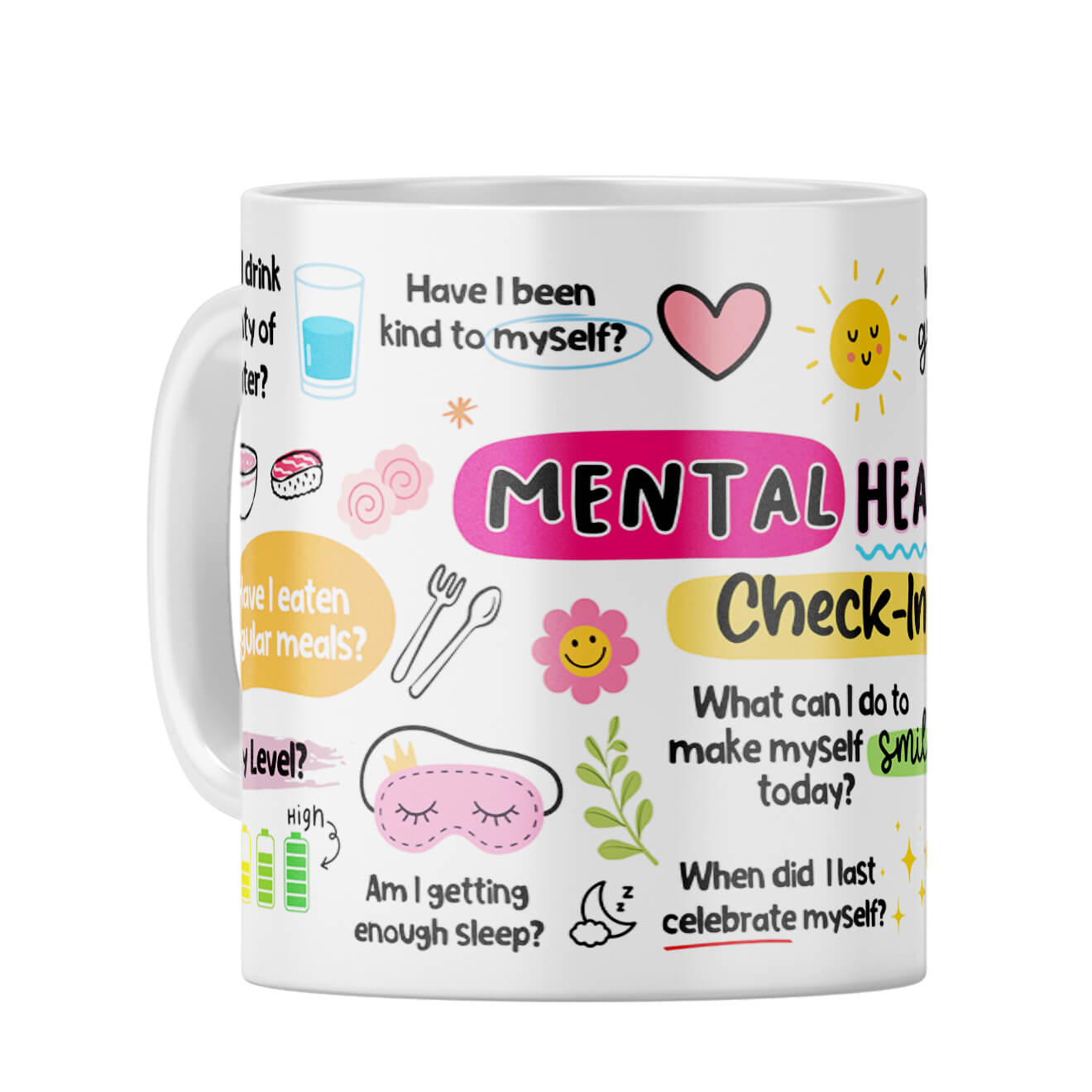 Mental Health Check In Coffee Mug