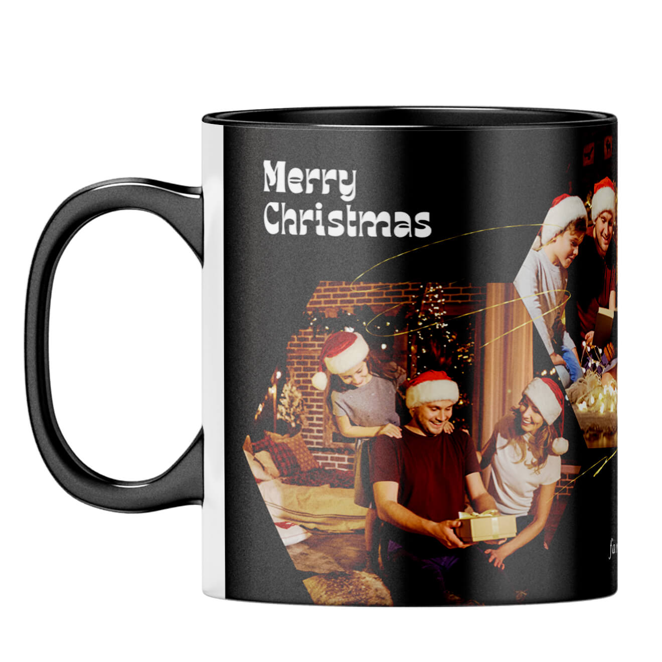 Merry Christmas from our family to yours Coffee MugF-Black