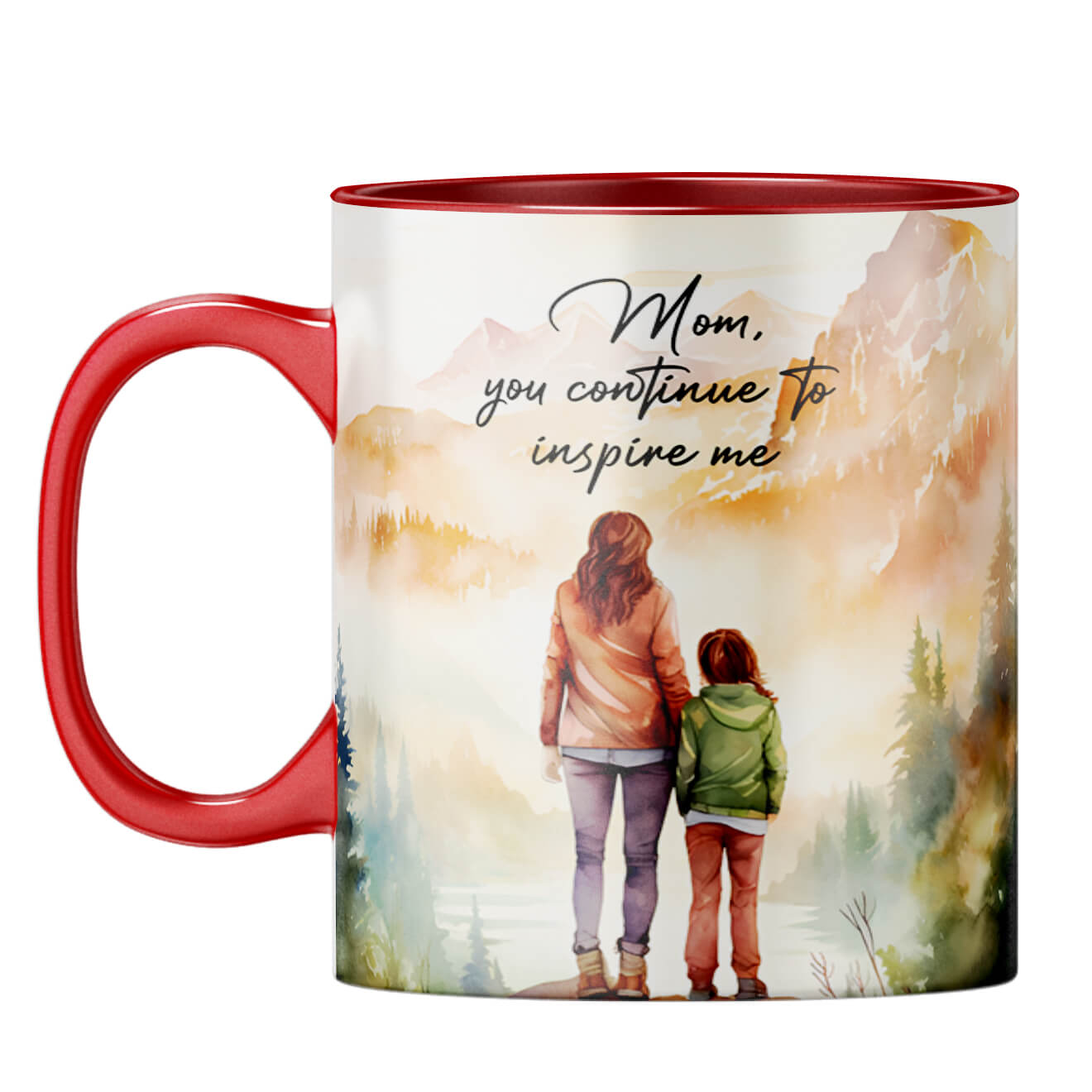 Mom Inspires Me Coffee Mug