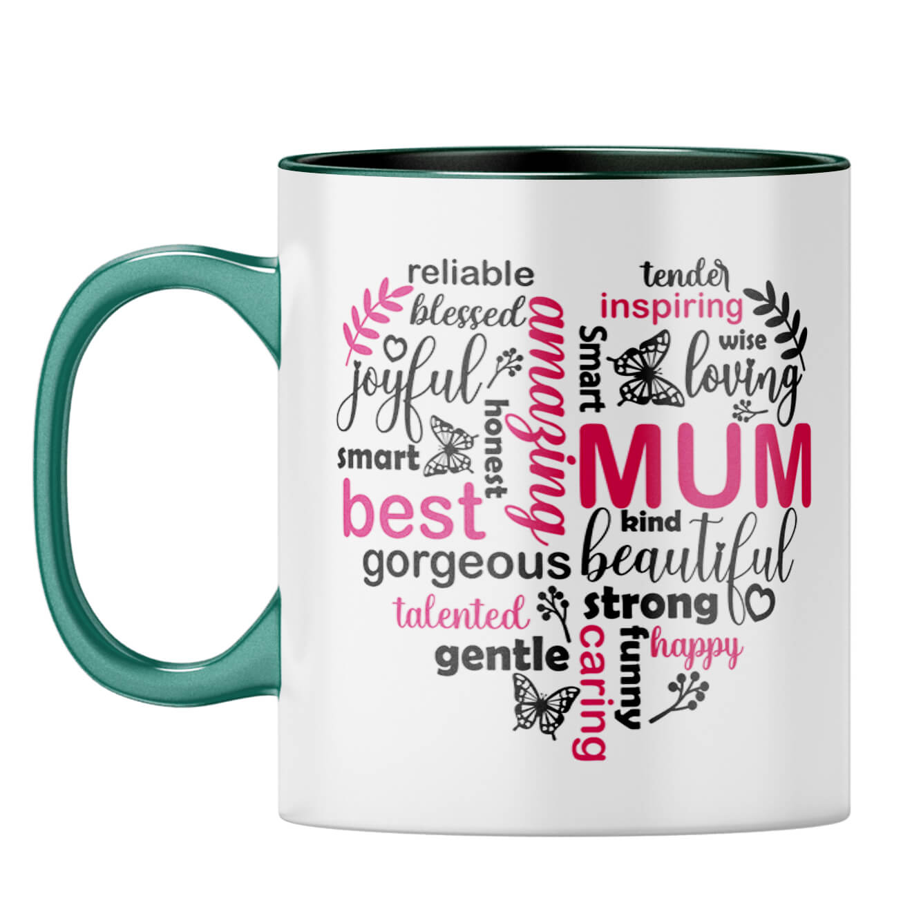 Moms Gifts Coffee Mug Dark Green