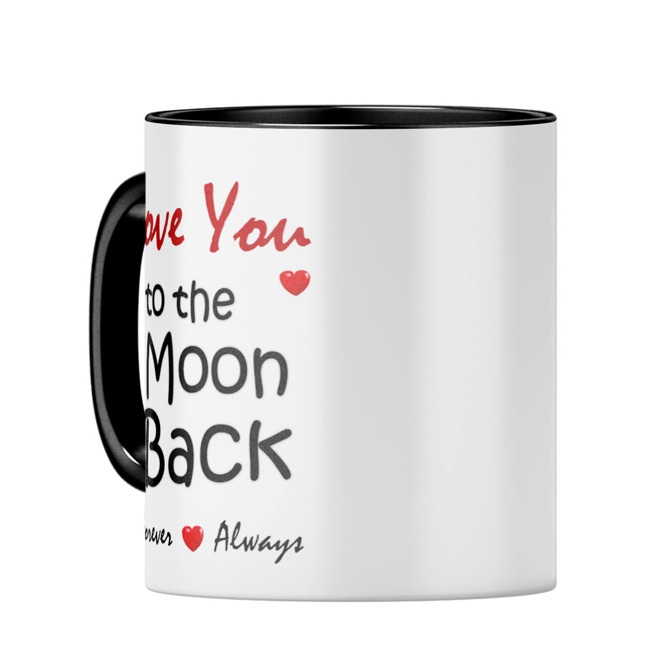 Moon and Back Coffee MugC-Black