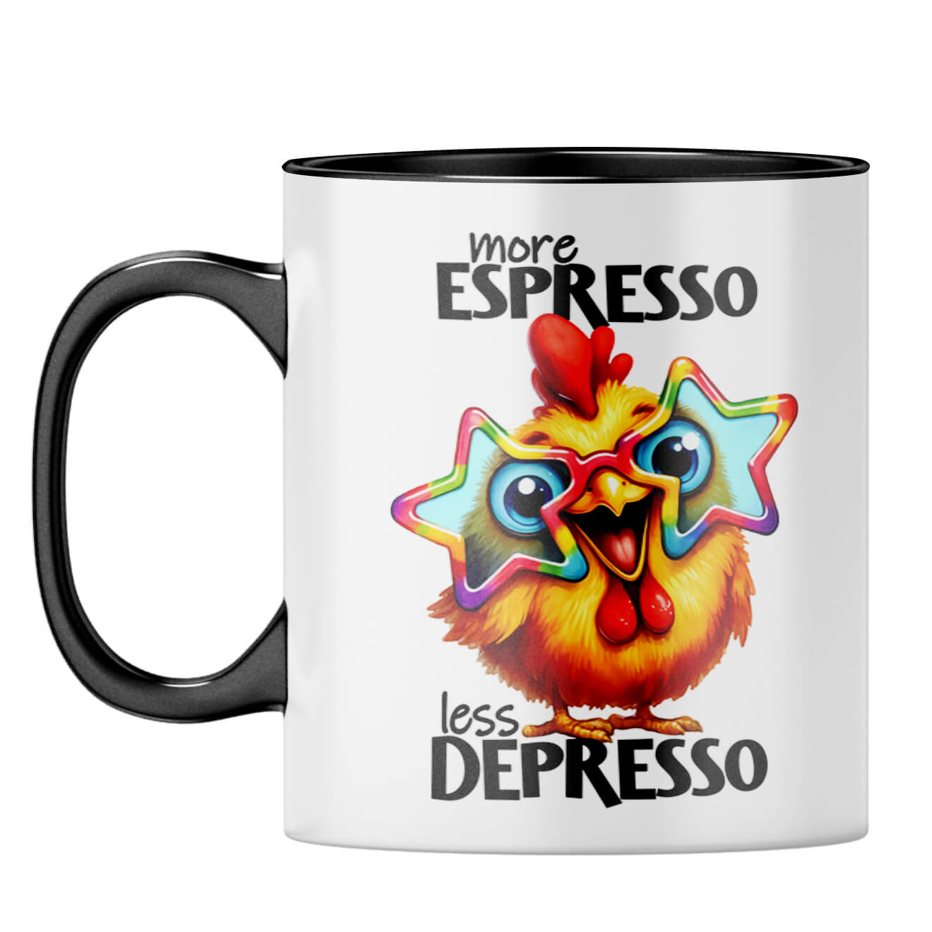 More Espresso Coffee Mug Black