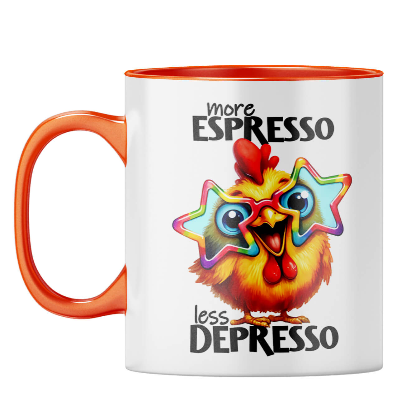 More Espresso Coffee Mug Orange