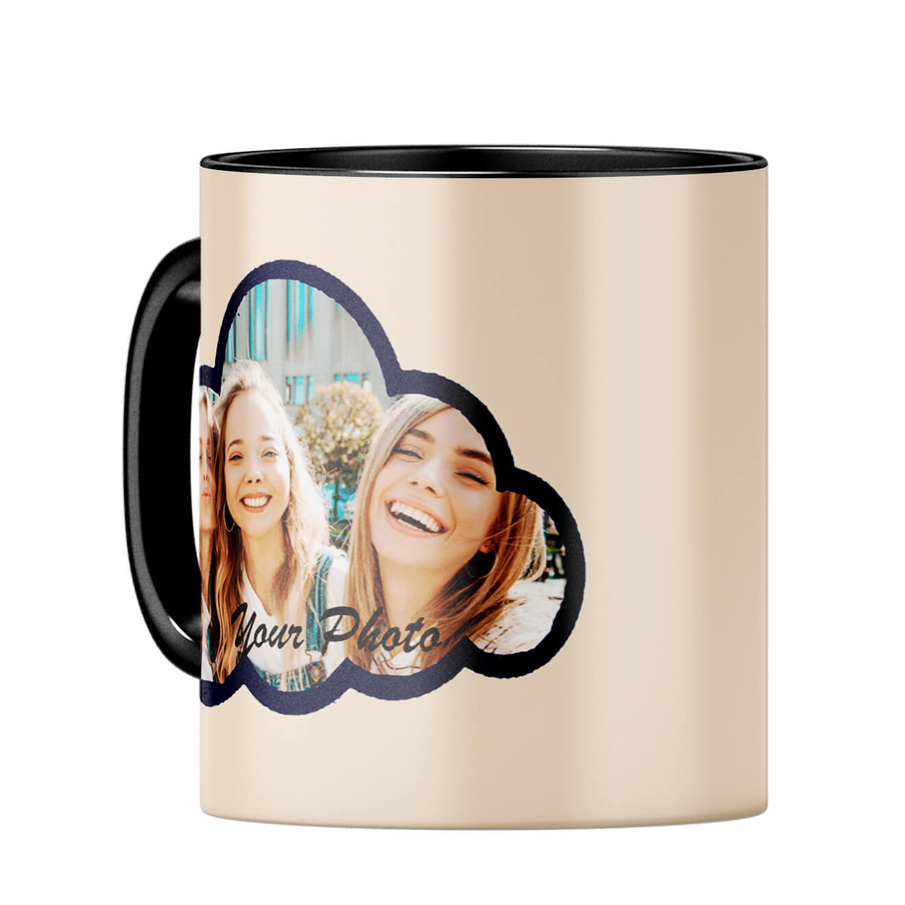 Morning With Smile Coffee MugC-Black