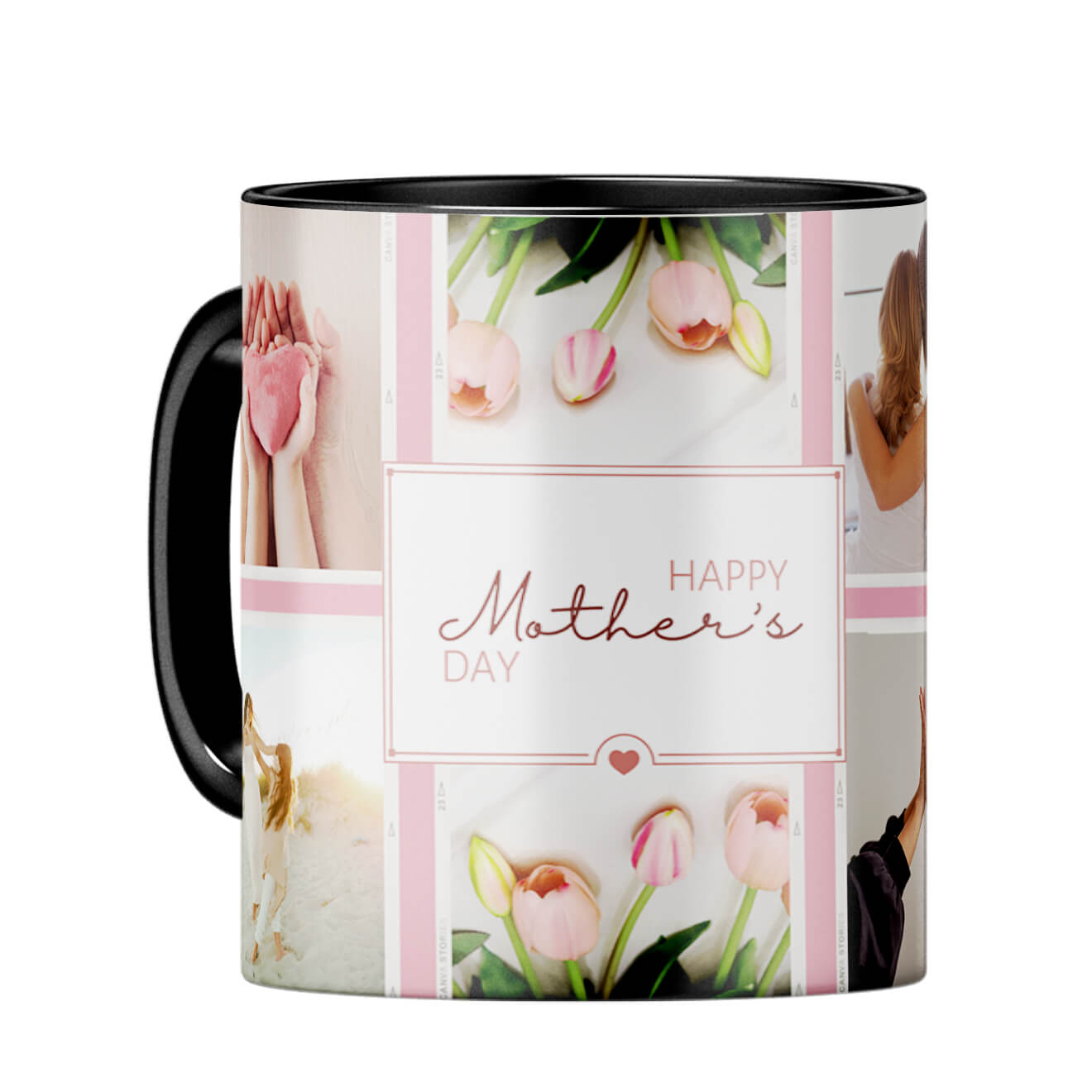 Mothers Day Collage Coffee Mug Black