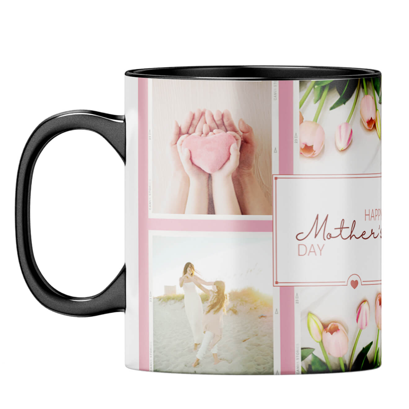 Mothers Day Collage Coffee MugF-Black