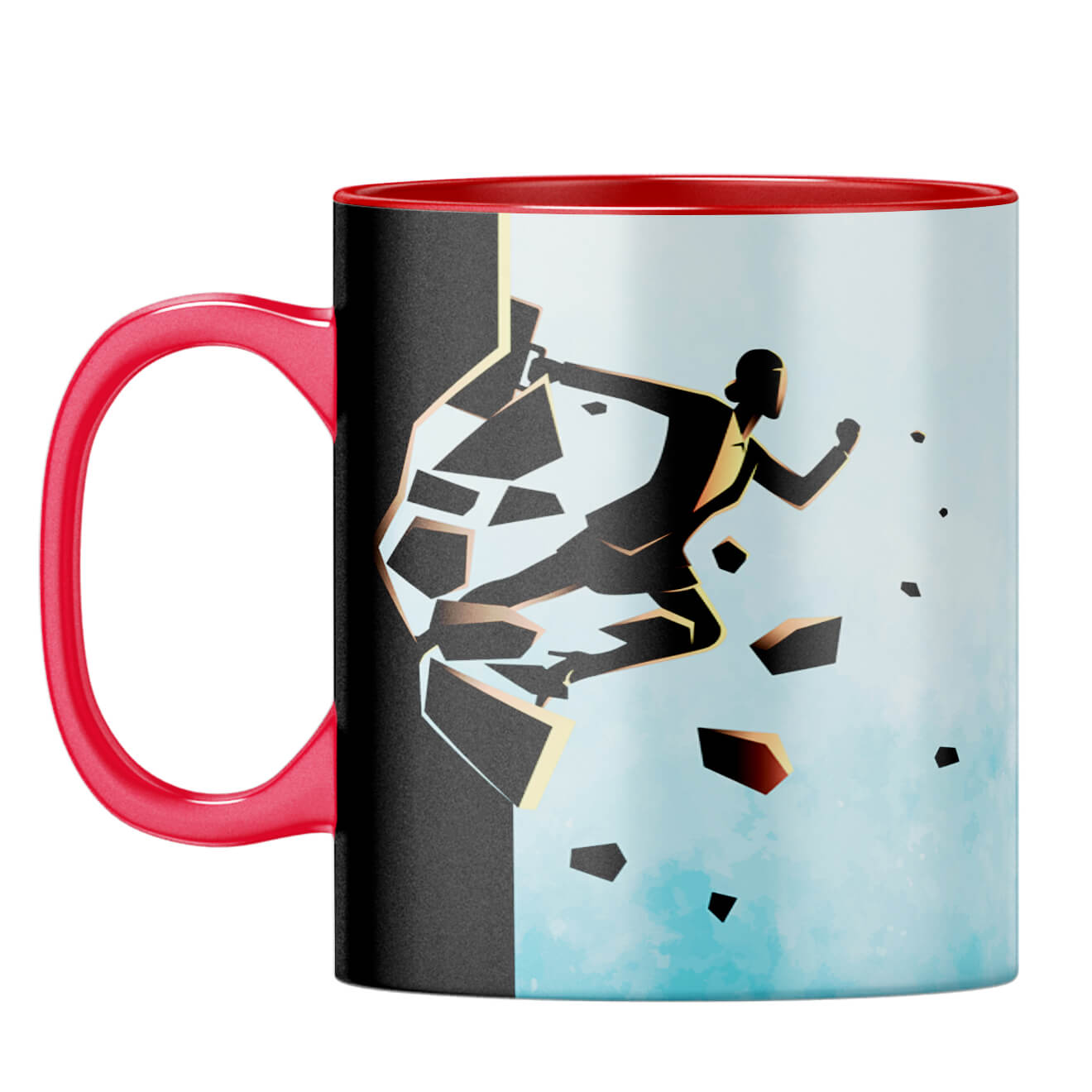 Motivational Quote Coffee Mug Coffee Mug Red