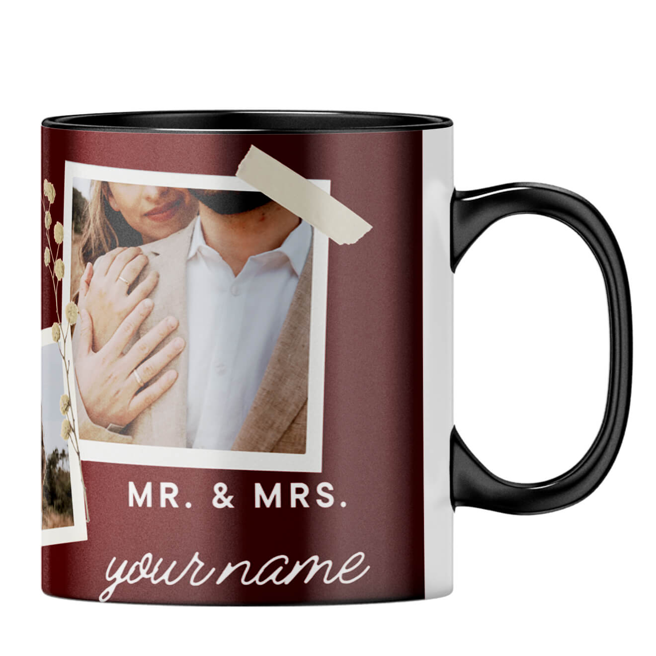 Mr and Mrs Coffee MugB-Black