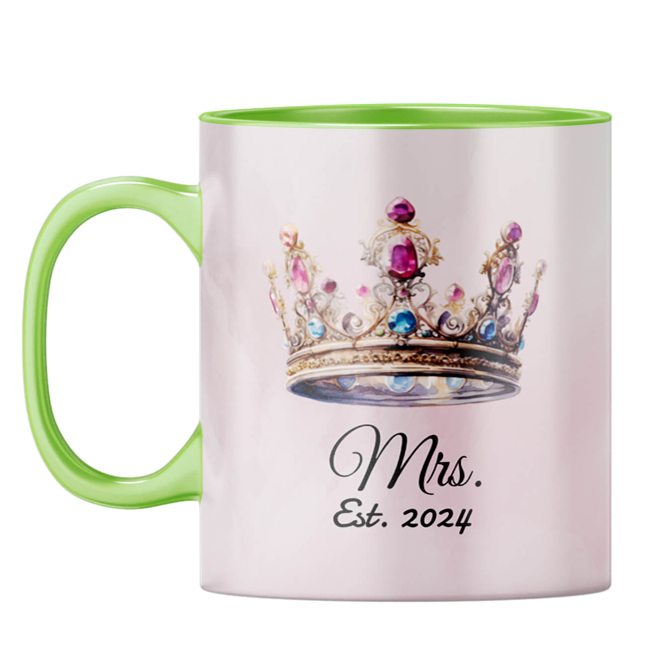 Mrs Esd in 2024 Coffee Mug Light Green