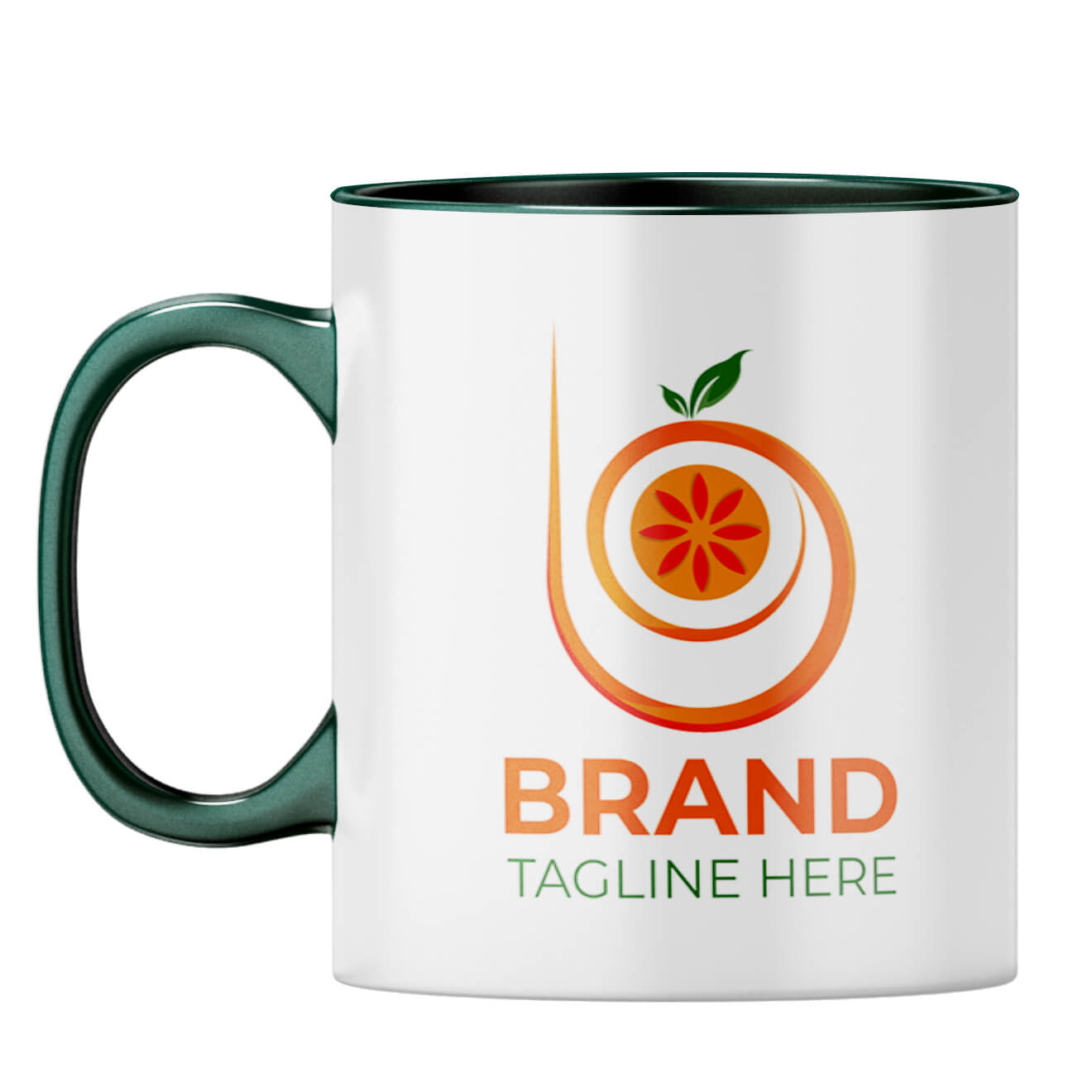 Mug With Your Logo 8 Coffee Mug Dark Green