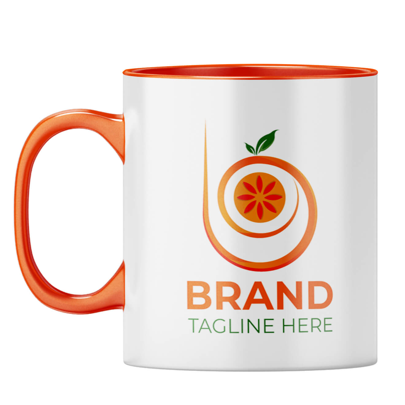 Mug With Your Logo 8 Coffee Mug Orange