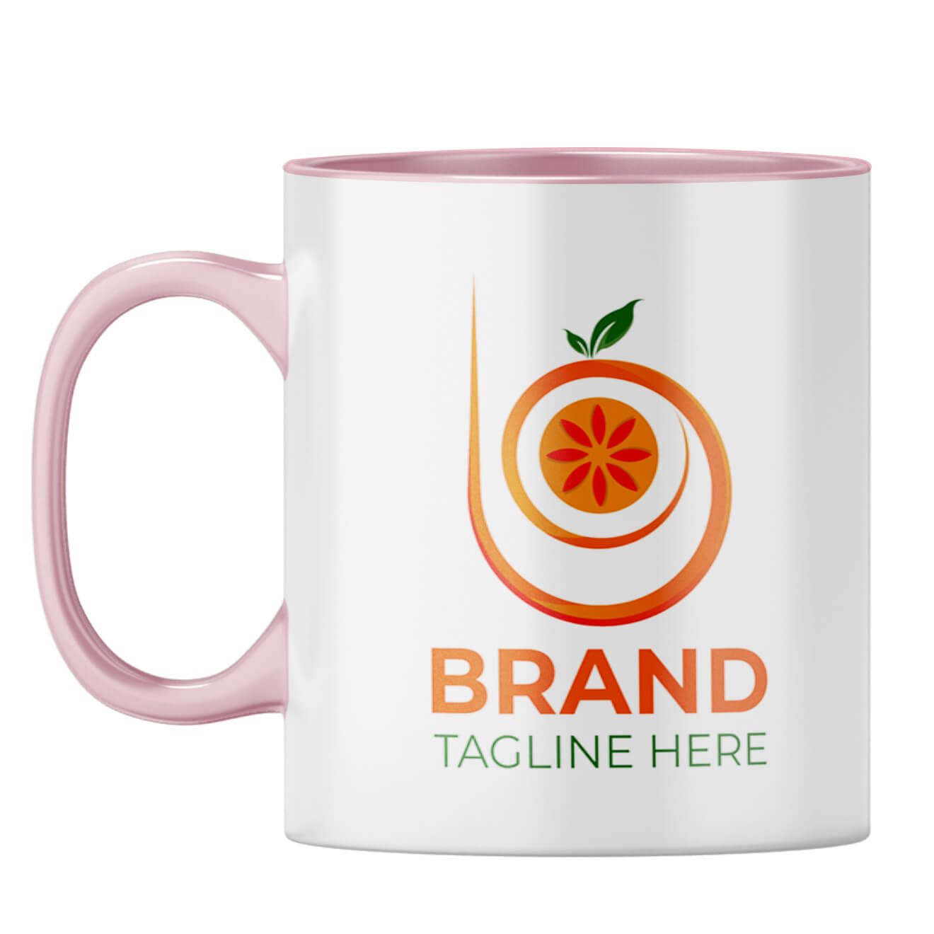 Mug With Your Logo 8 Coffee Mug Pink