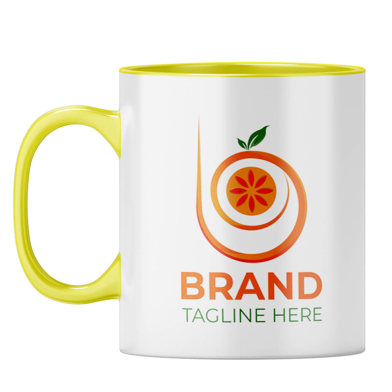 Mug With Your Logo 8 Coffee Mug Yellow