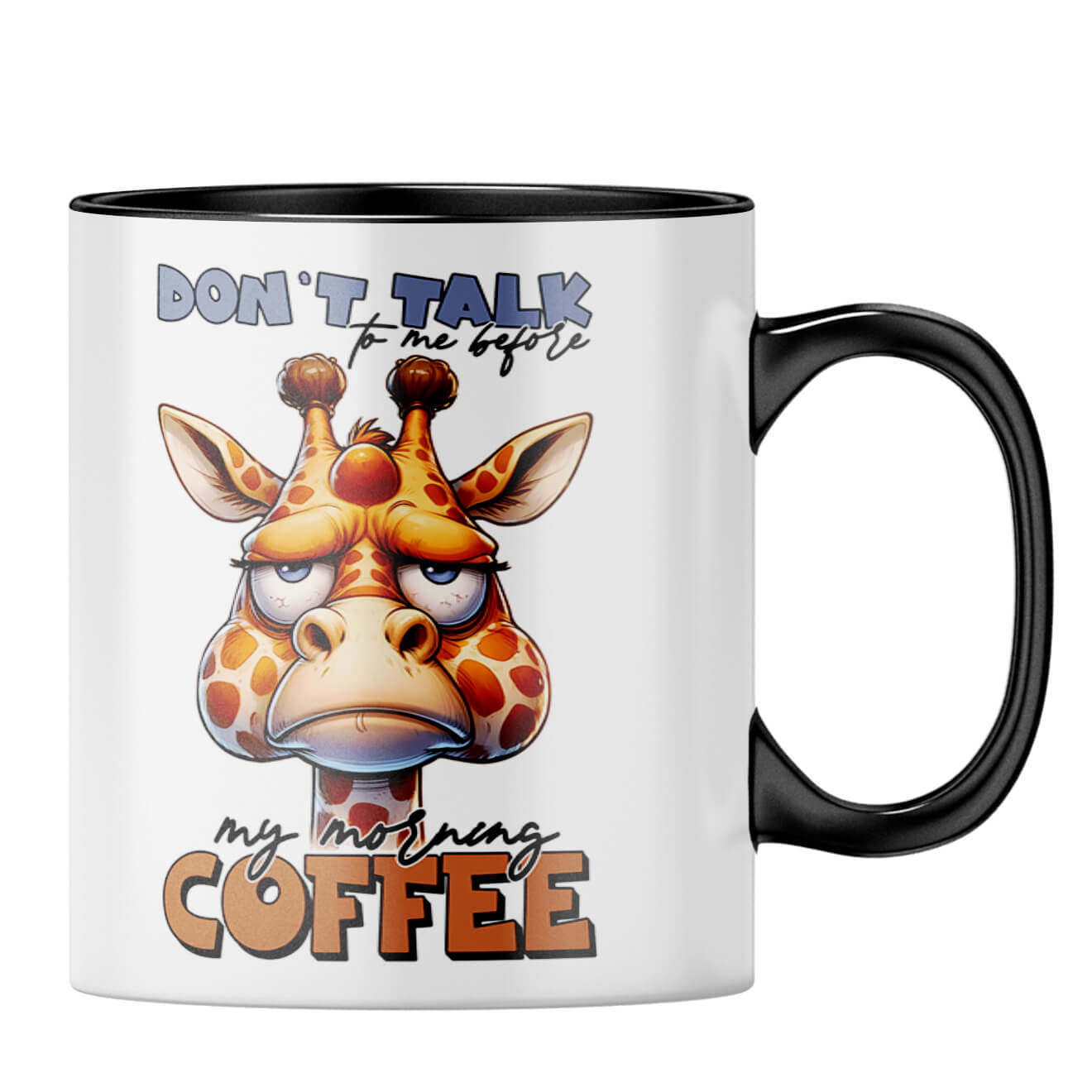 My Morning Coffee Coffee MugB-Black