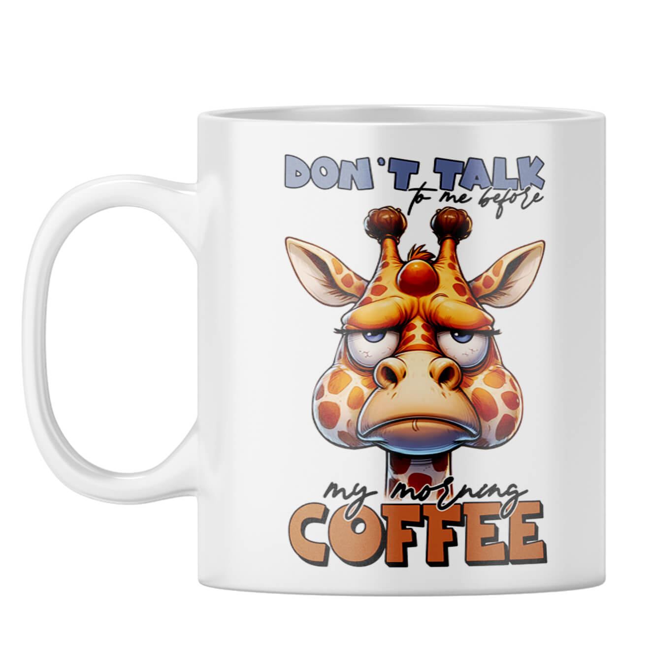 My Morning Coffee Coffee Mug White