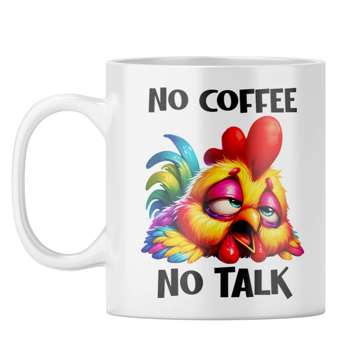 No Coffee No Talk Coffee Mug White