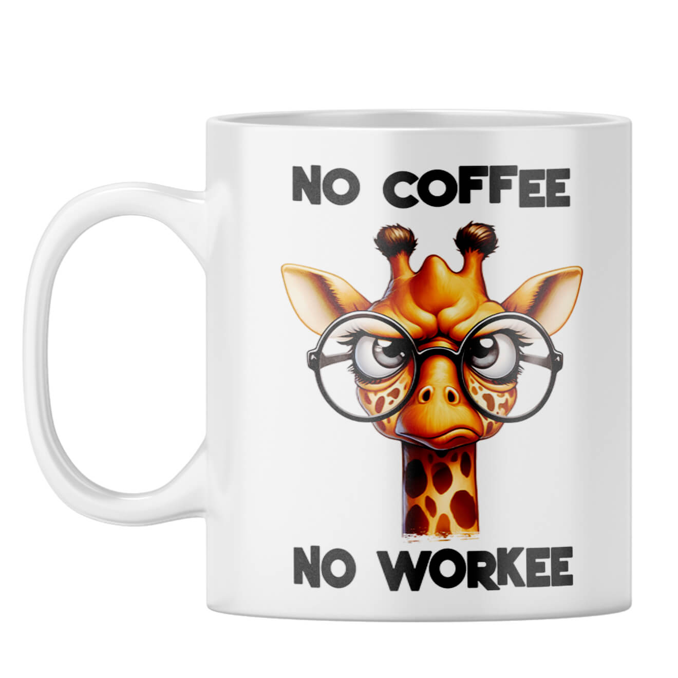 No Coffee No Workee Coffee Mug White