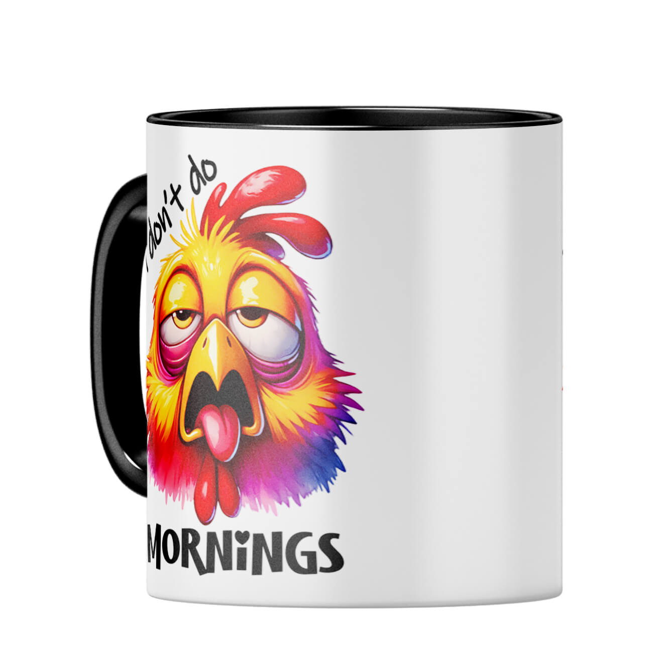 No Mornings Coffee MugC-Black