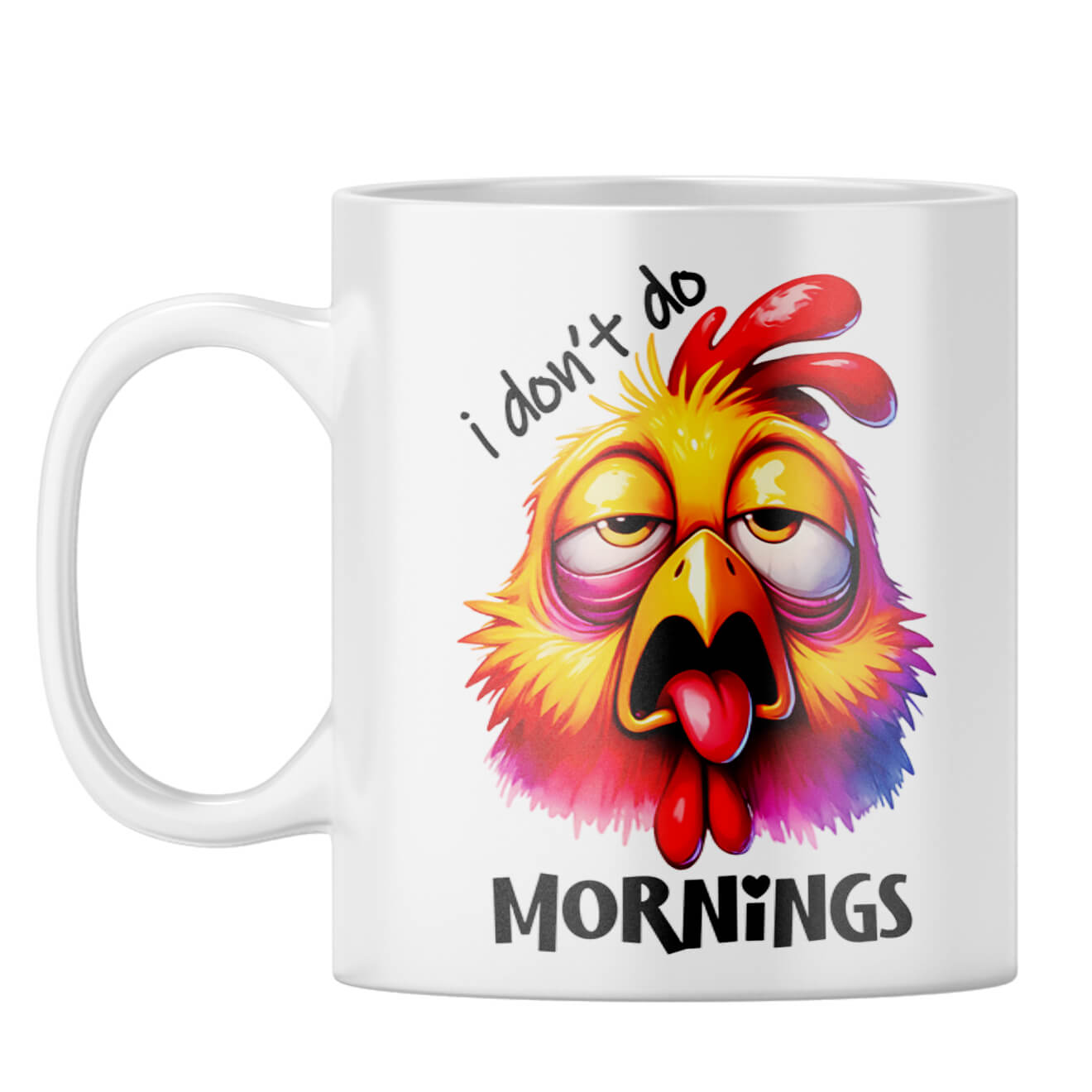 No Mornings Coffee Mug White