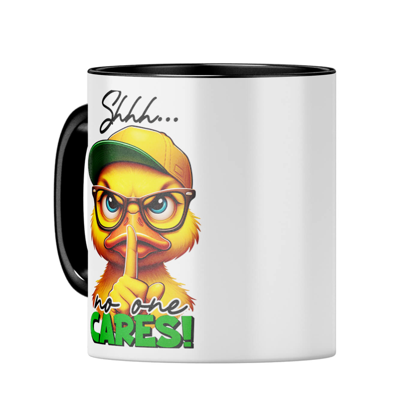 No One Cares Coffee MugC-Black