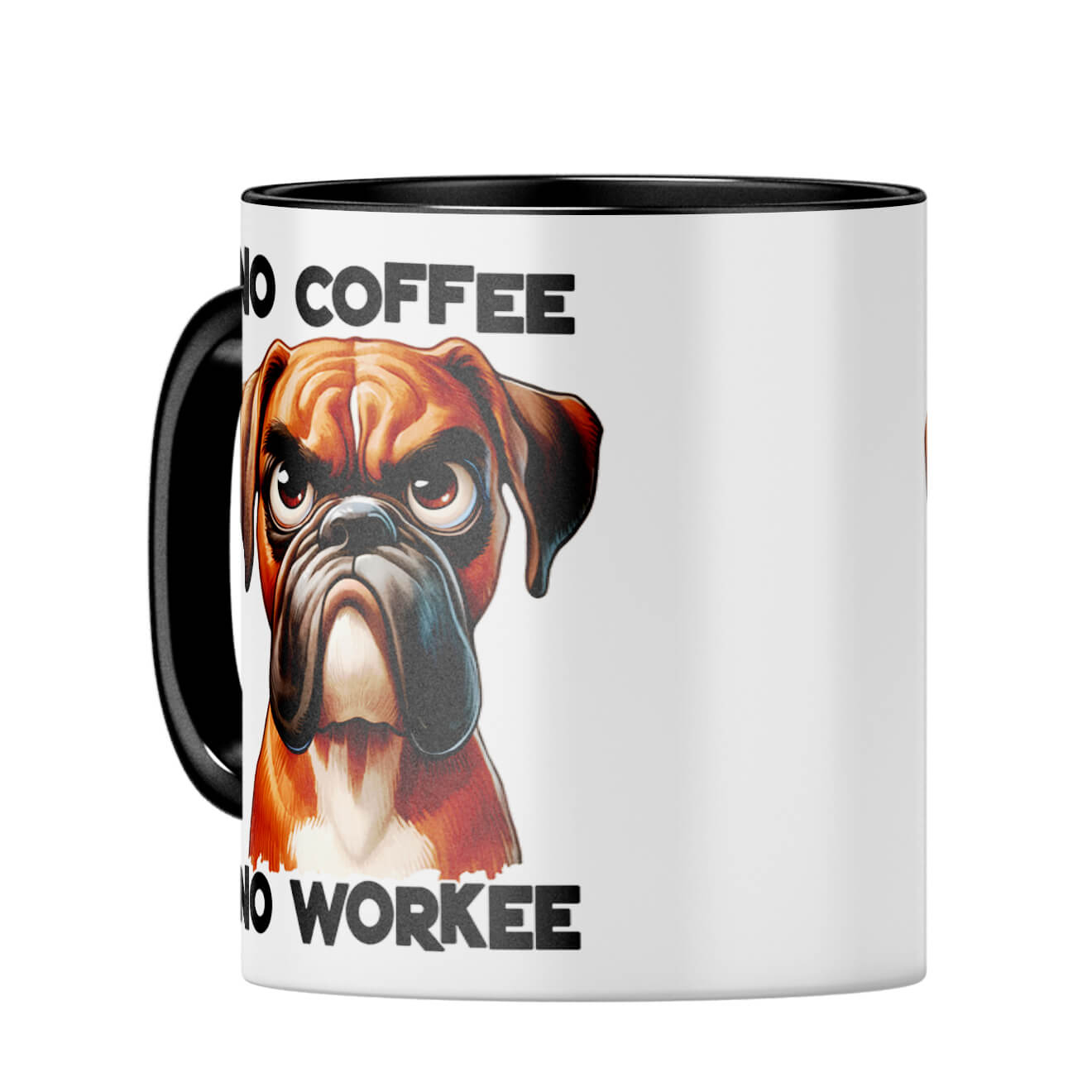No Workee Coffee MugC-Black