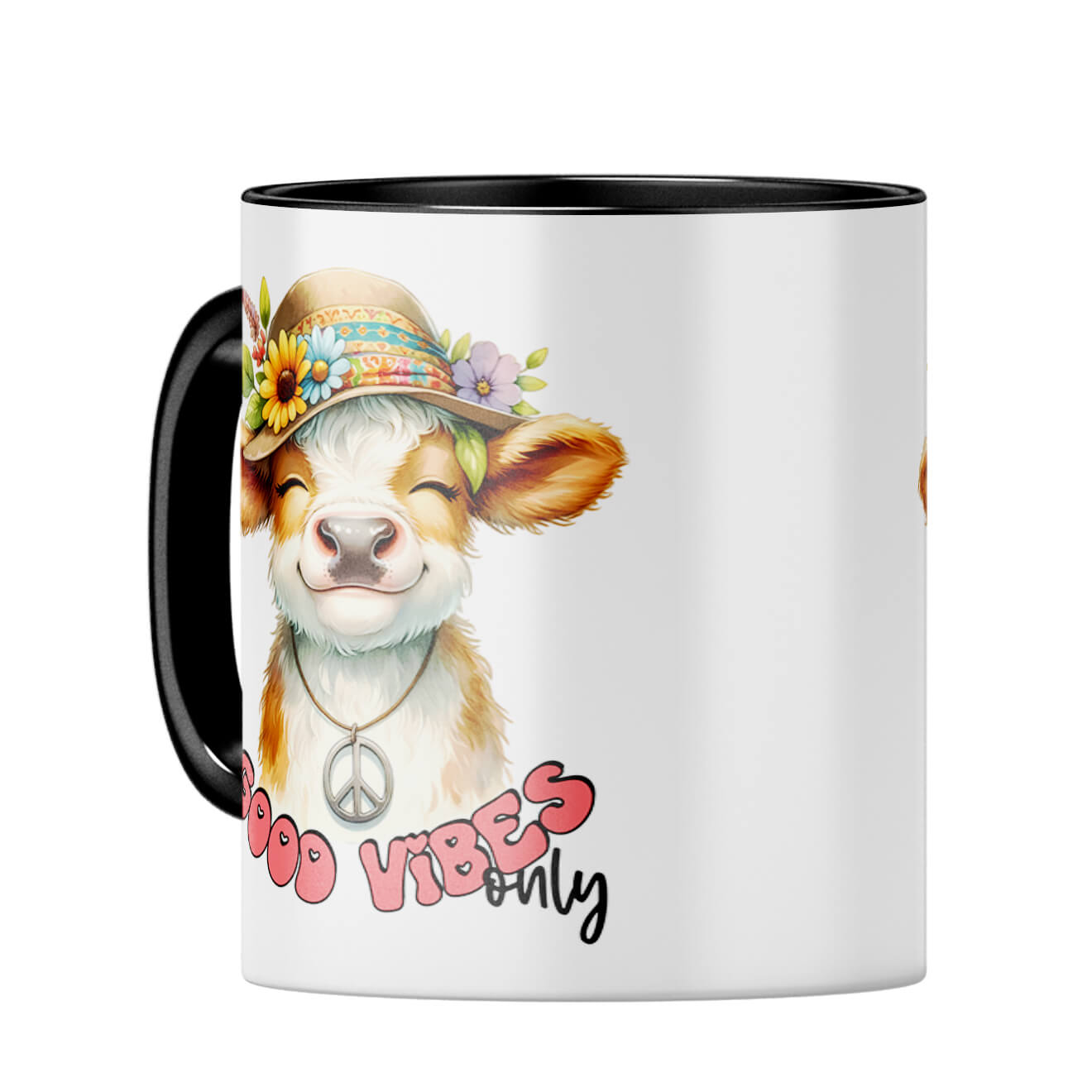 Only Good Vibes Coffee MugC-Black