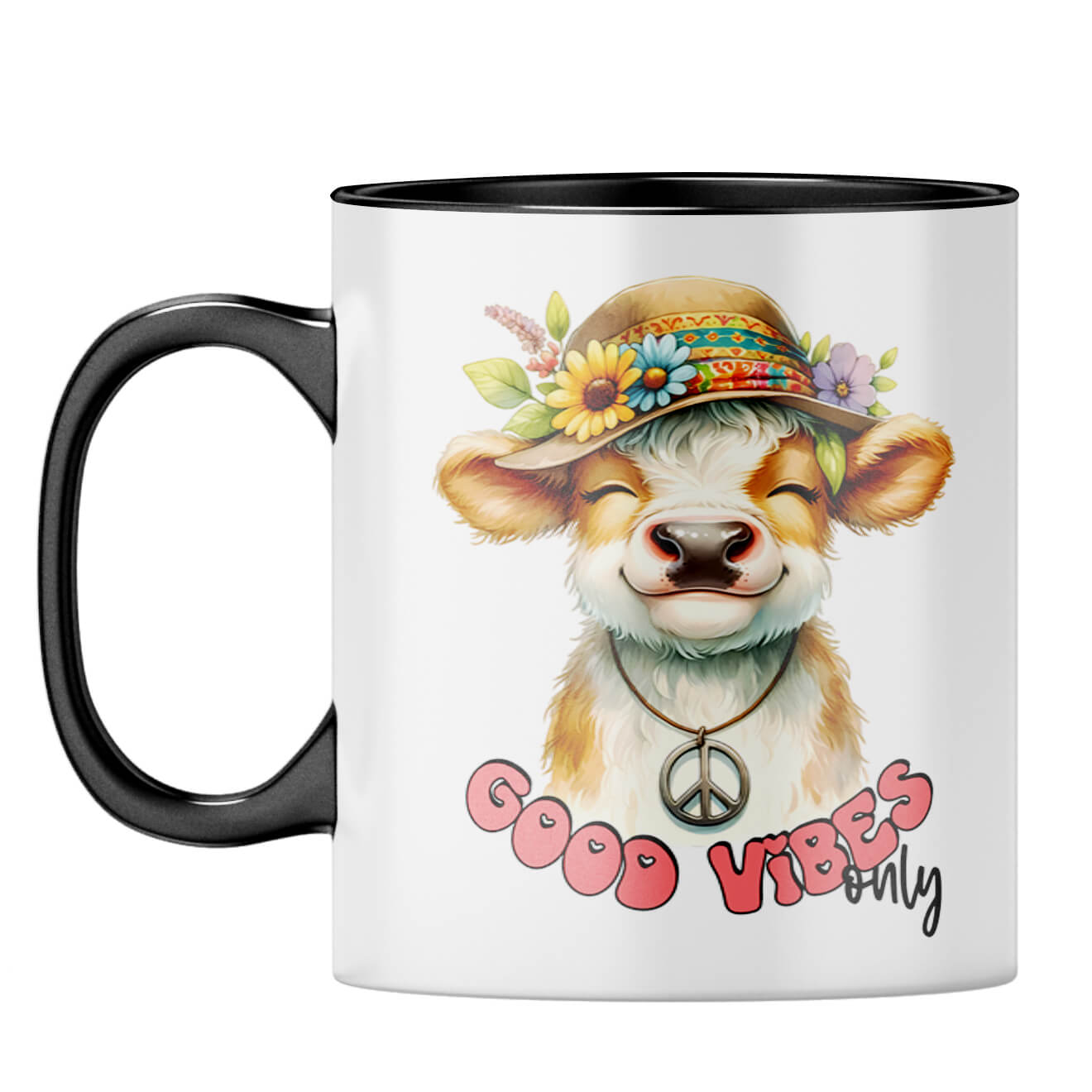 Only Good Vibes Coffee Mug Black