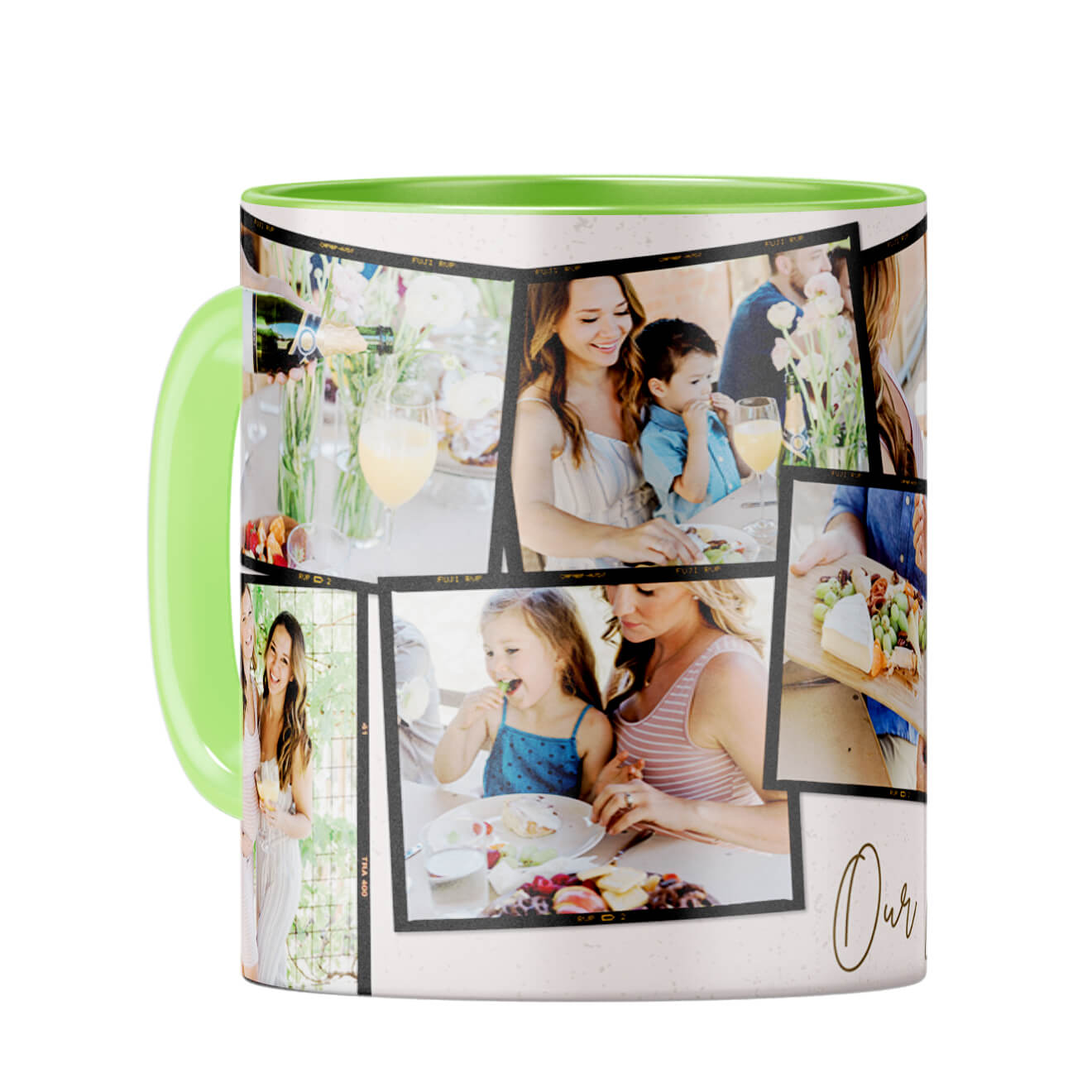 Our Loving Memories Coffee Mug Light Green