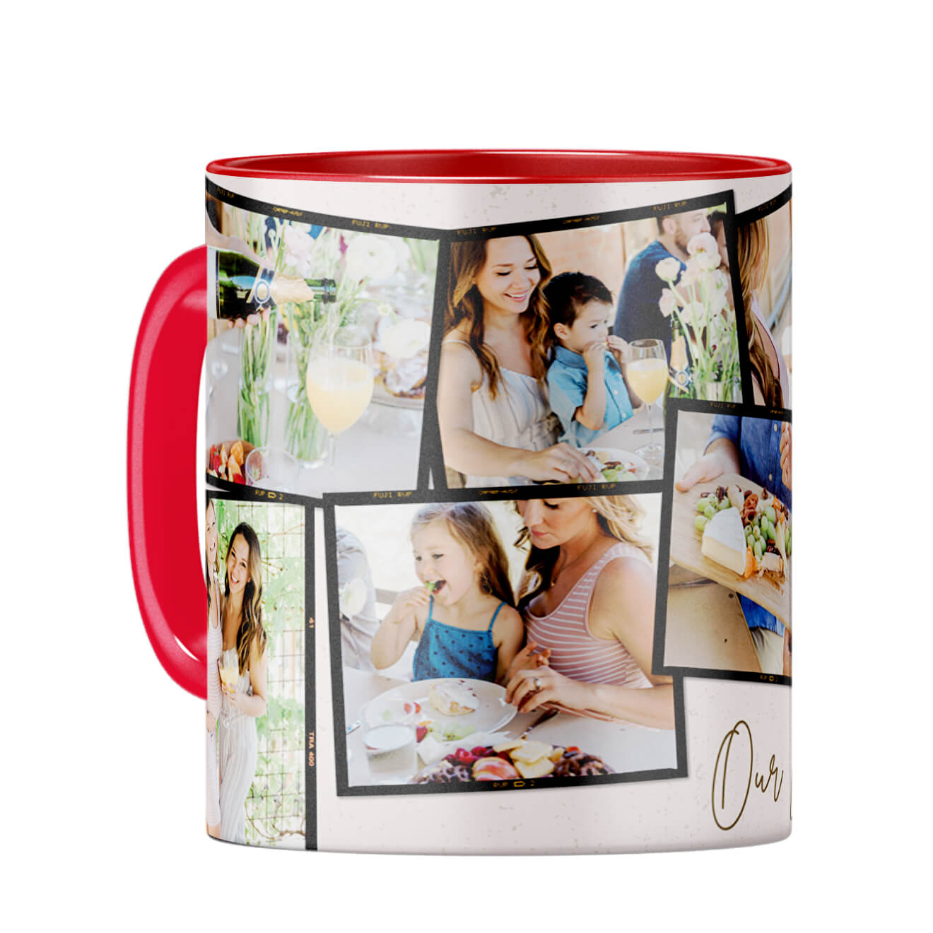 Our Loving Memories Coffee Mug Red